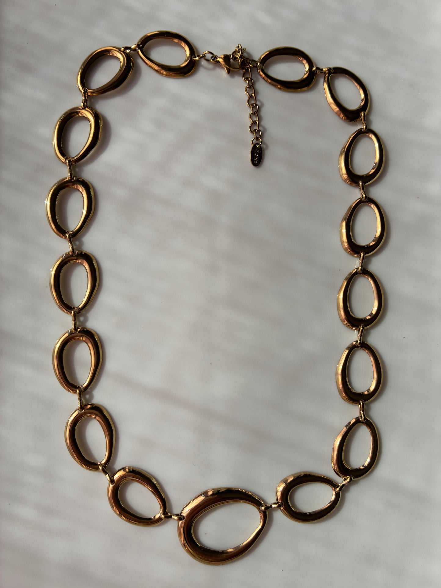 Collana Gocce Vuote Gold