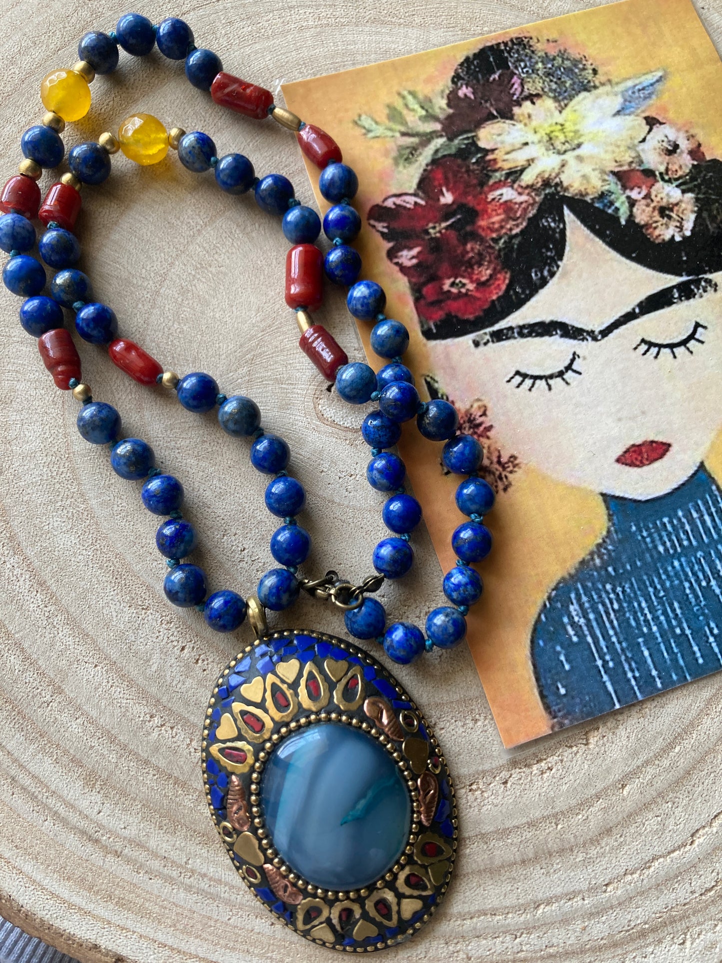 Collana etnica pezzo unico
