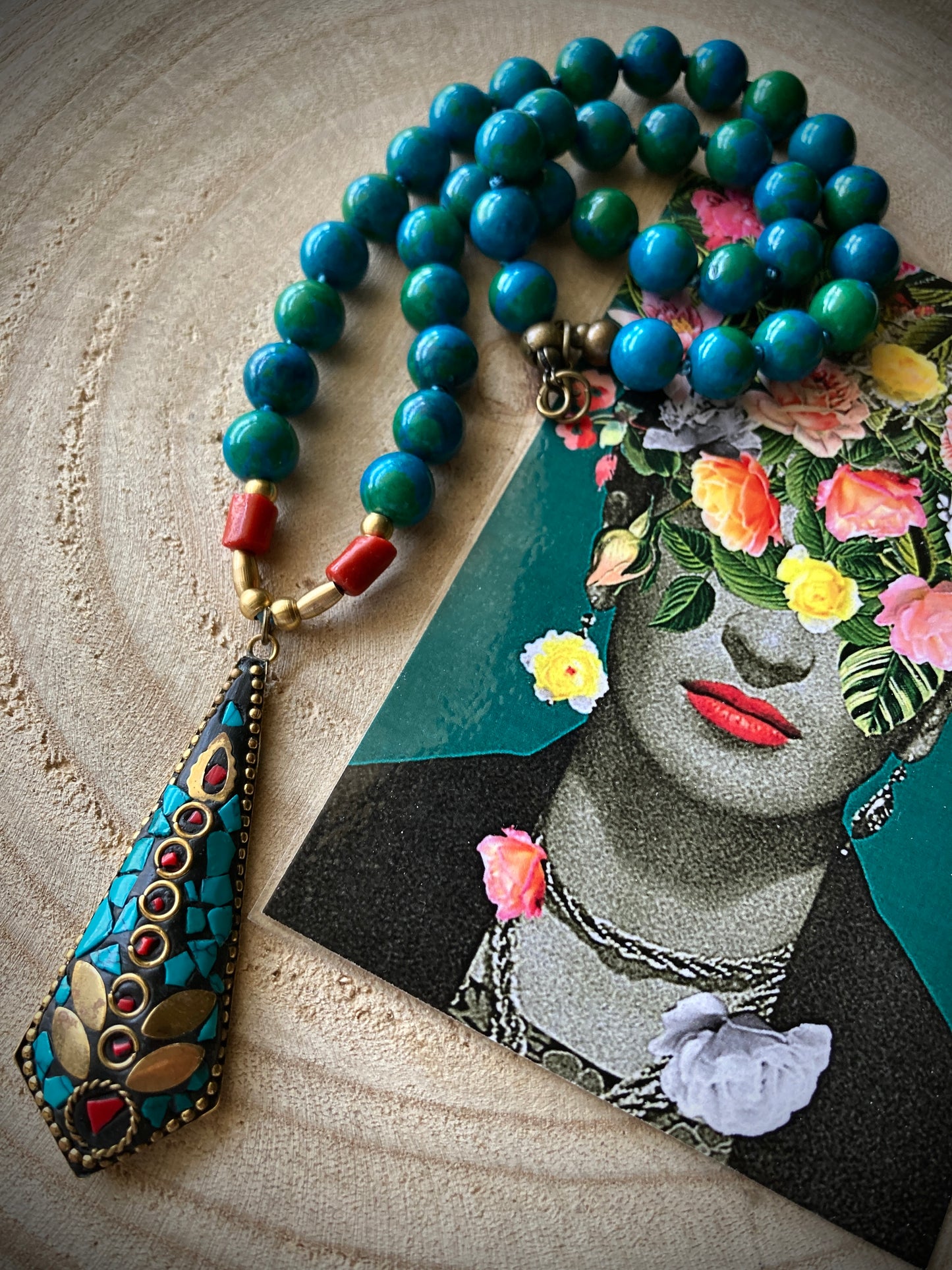 Collana etnica pezzo unico