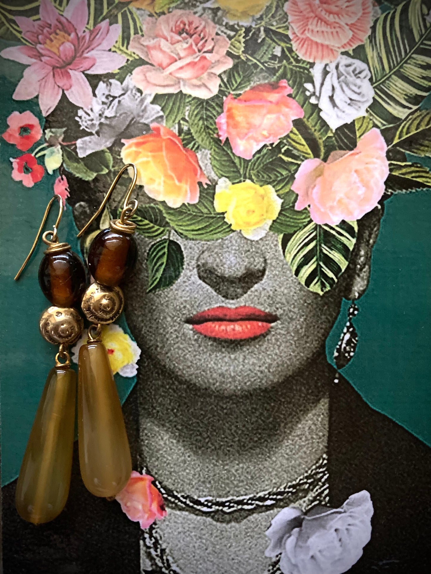 Orecchini Pendenti pezzo unico