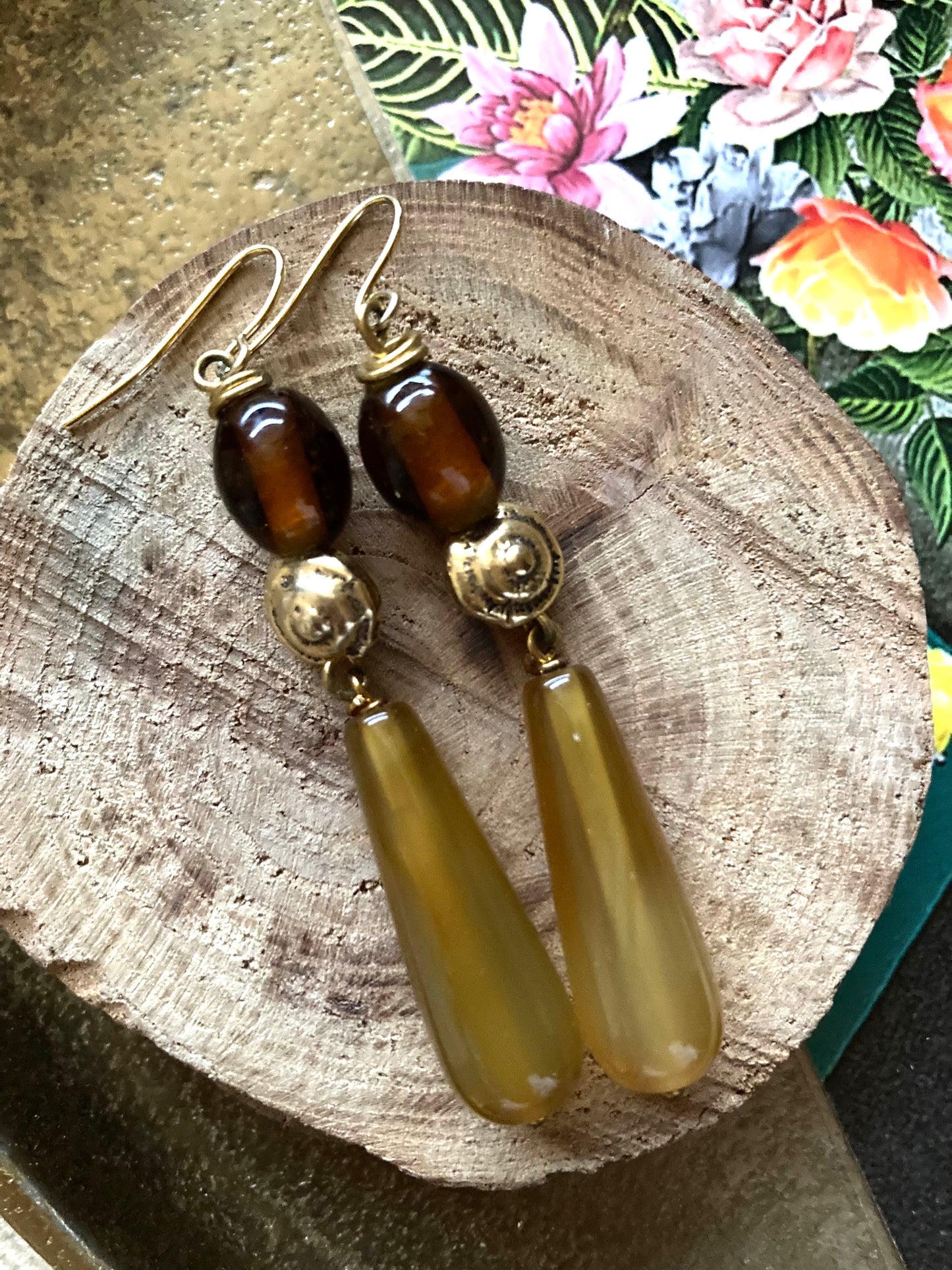 Orecchini Pendenti pezzo unico