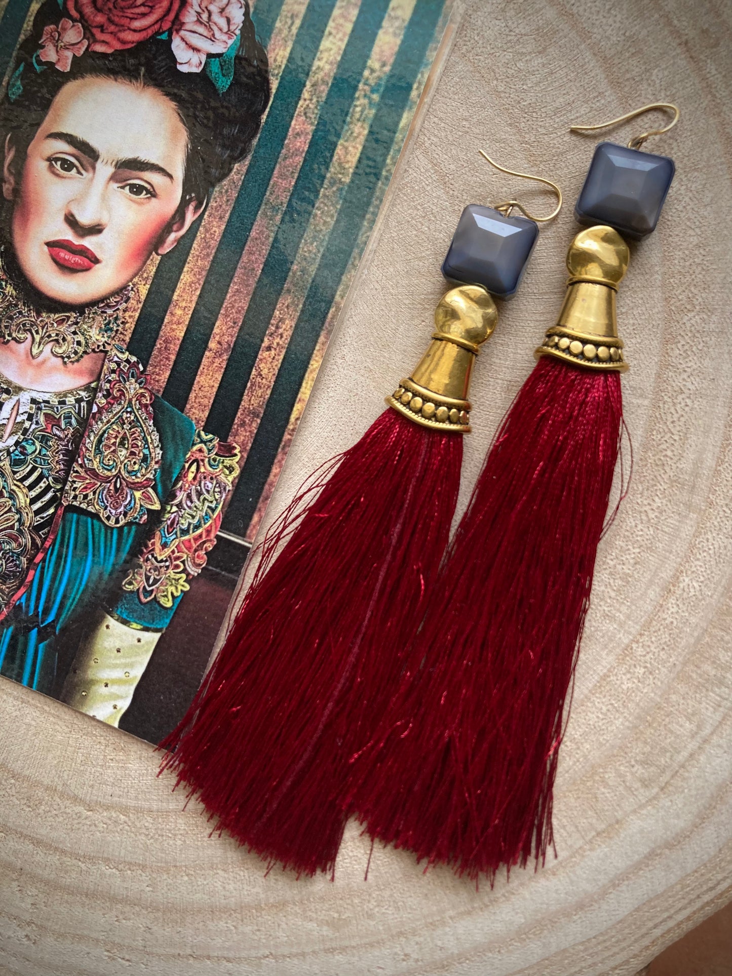 Orecchini nappe pezzo unico