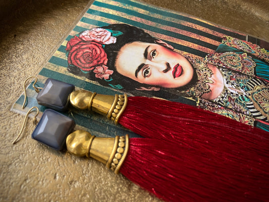 Orecchini nappe pezzo unico