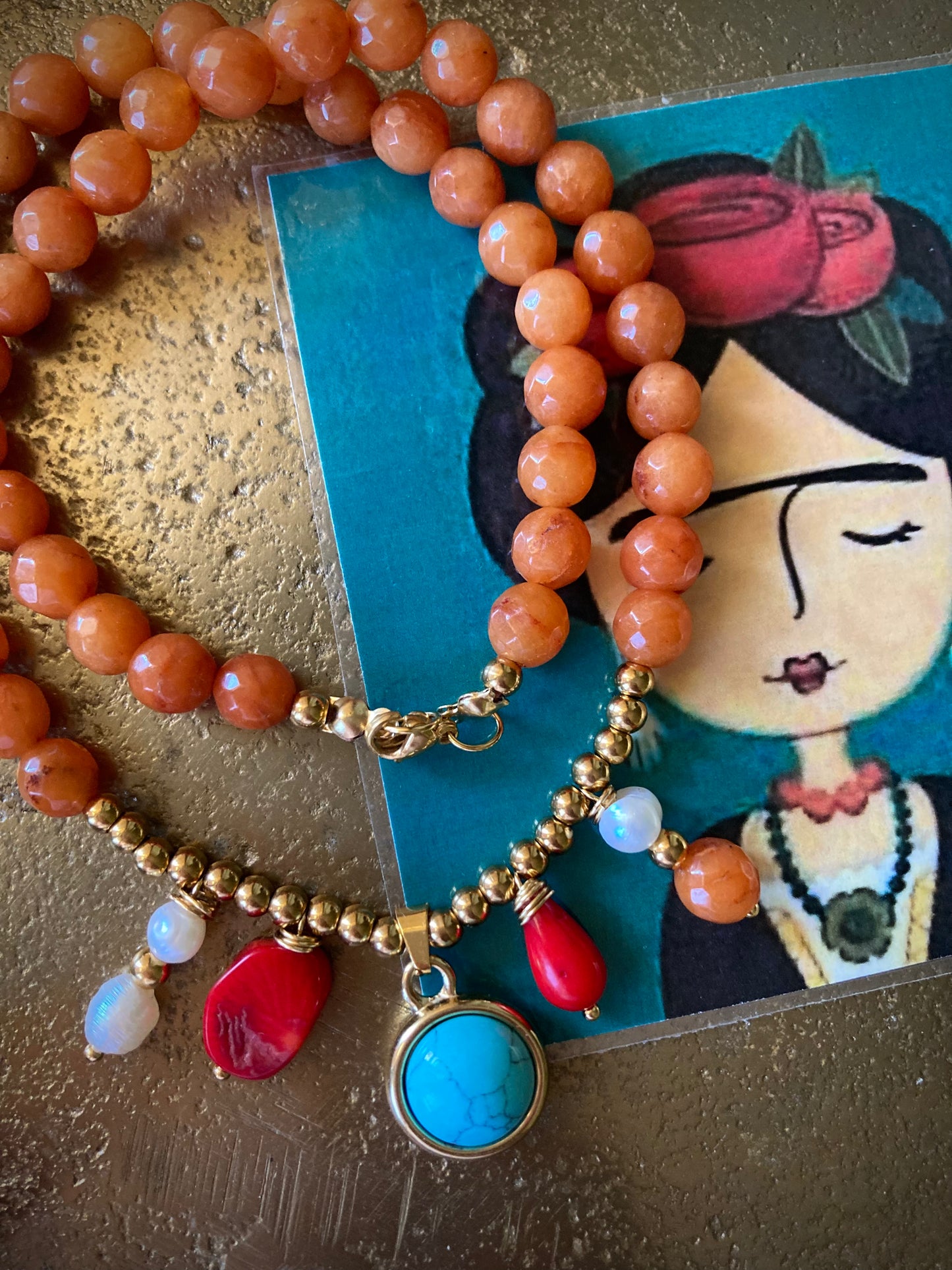 Collana Coral Pezzo Unico