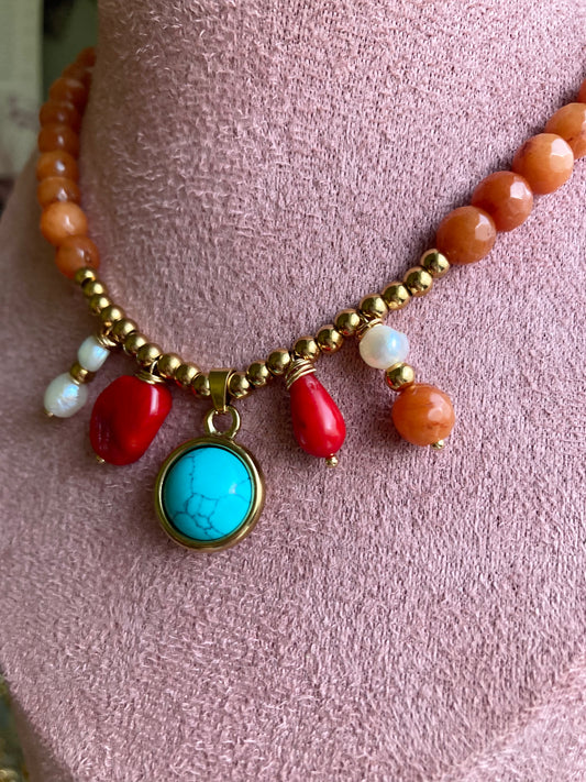 Collana Coral Pezzo Unico