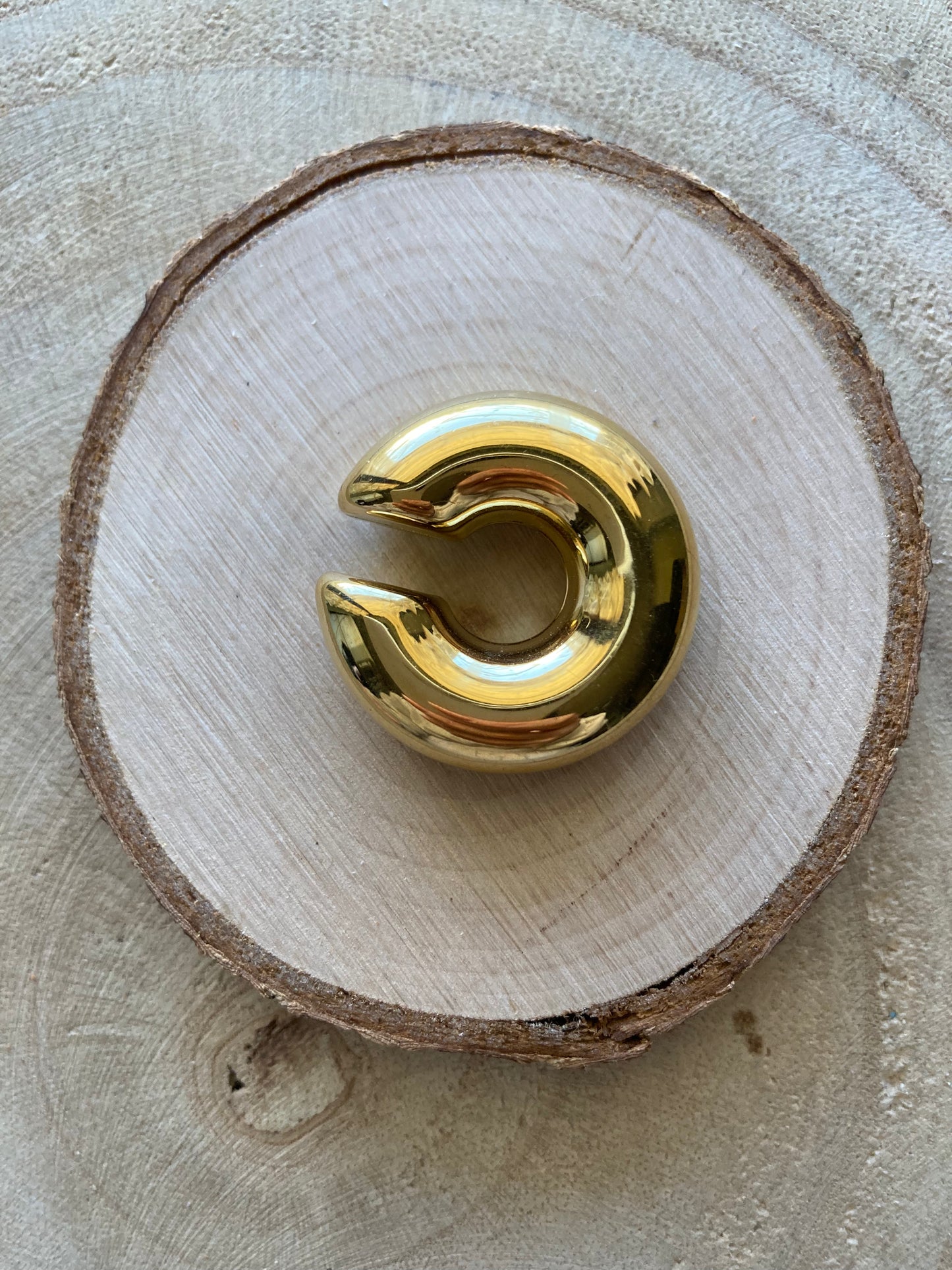 Orecchino Cuff Chunky Liscio