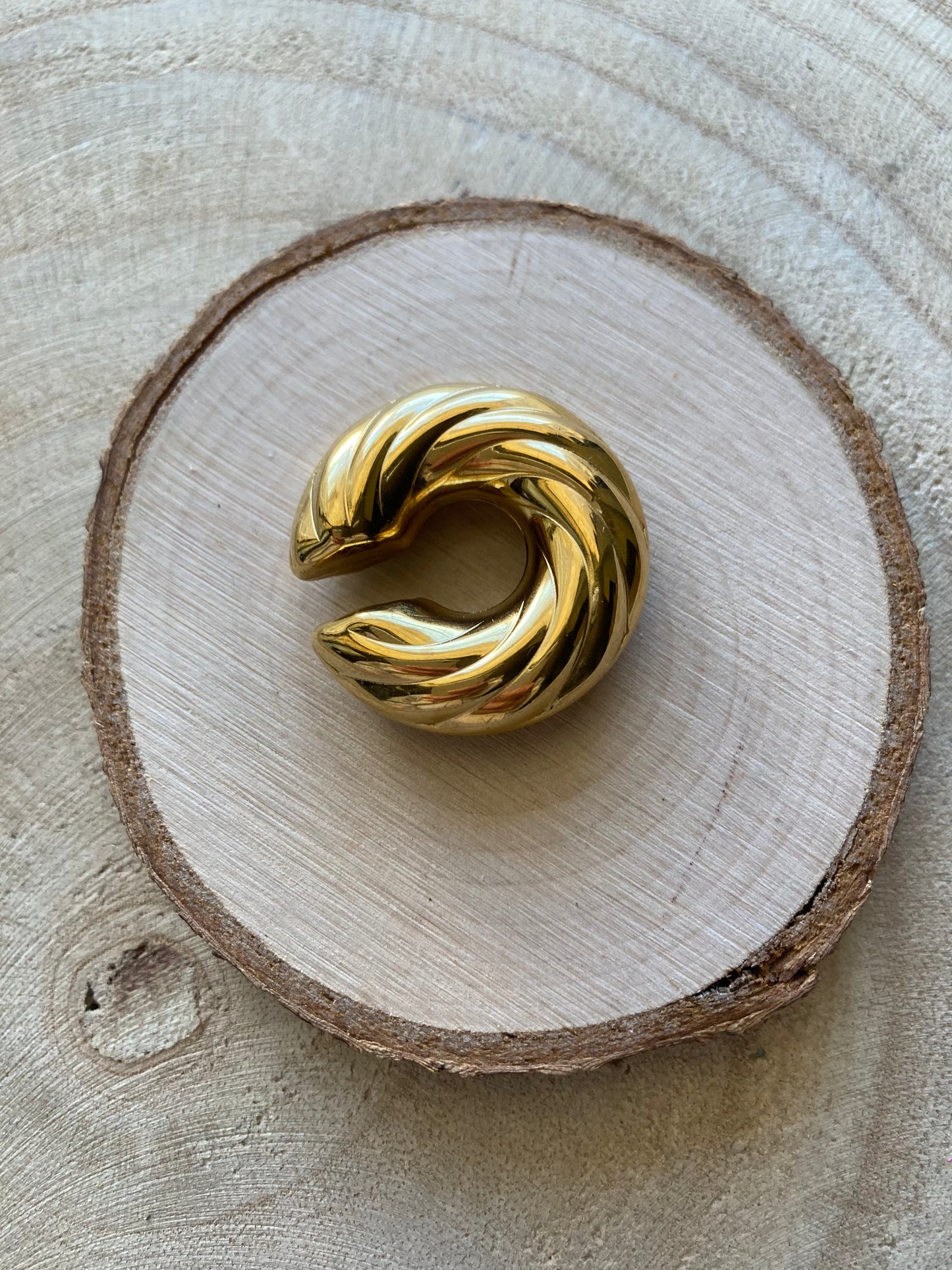 Orecchino Cuff Chunky Torciglione