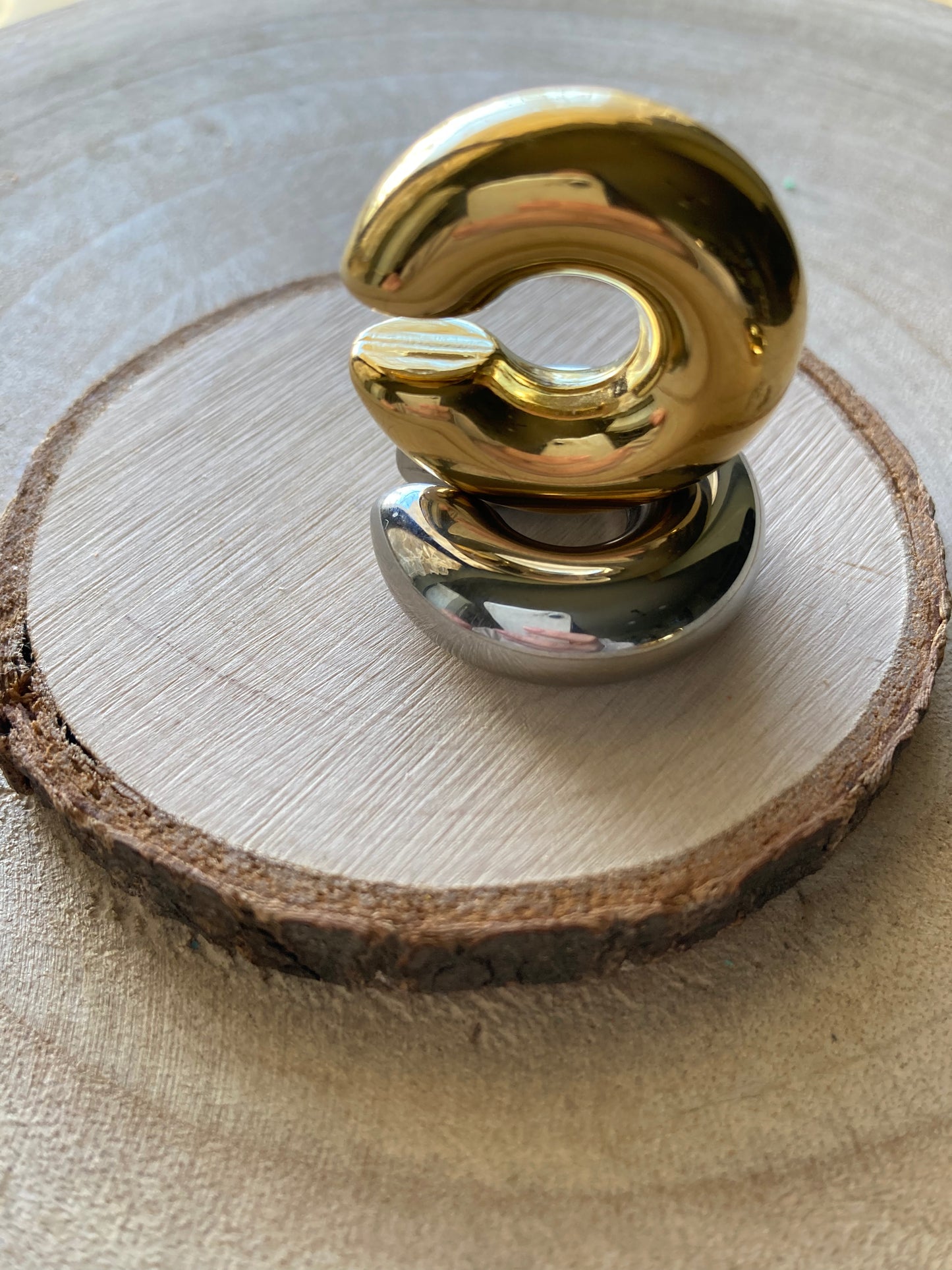 Orecchino Cuff Chunky Liscio