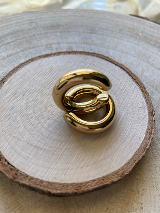 Orecchini Cuff Medium Chunky