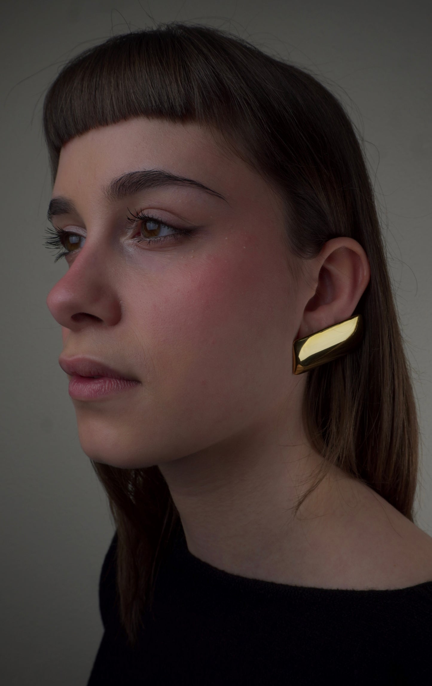 Gianduiotti Earrings Gold