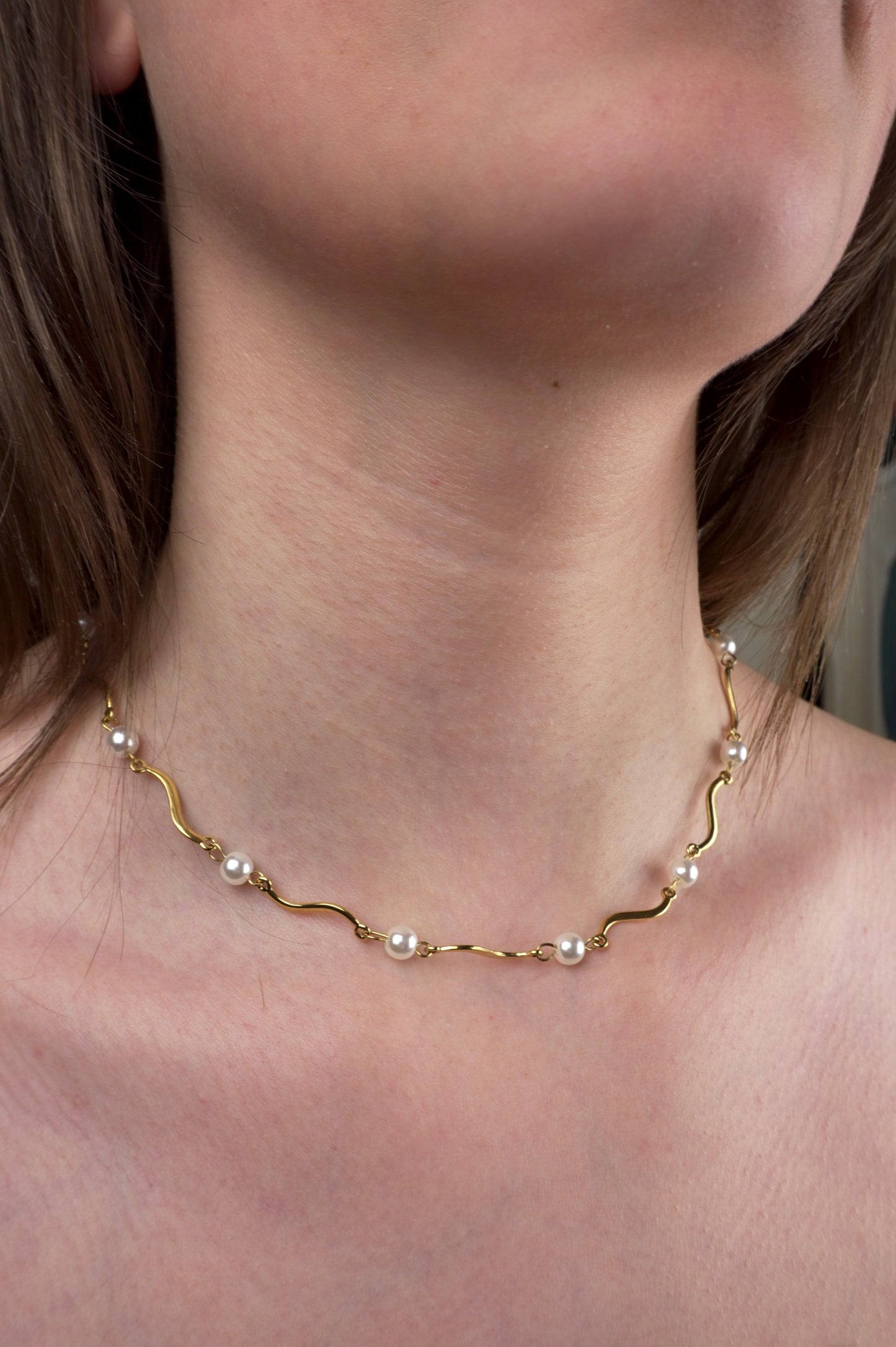 Collana Girocollo Ondina Perle