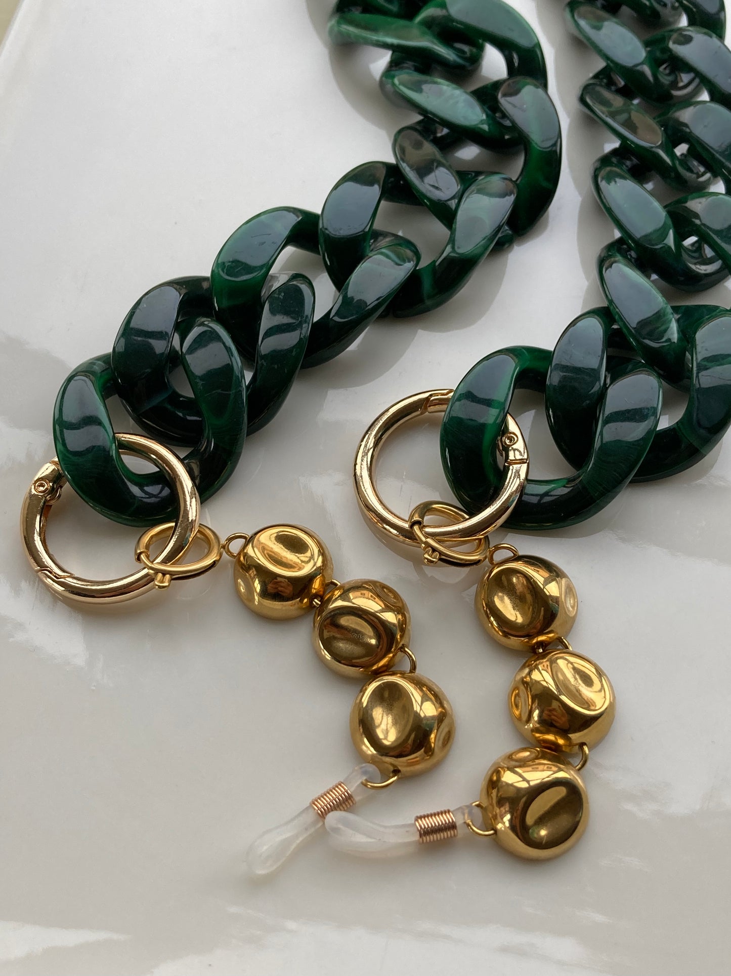 Catena Occhiali Con Pepite
