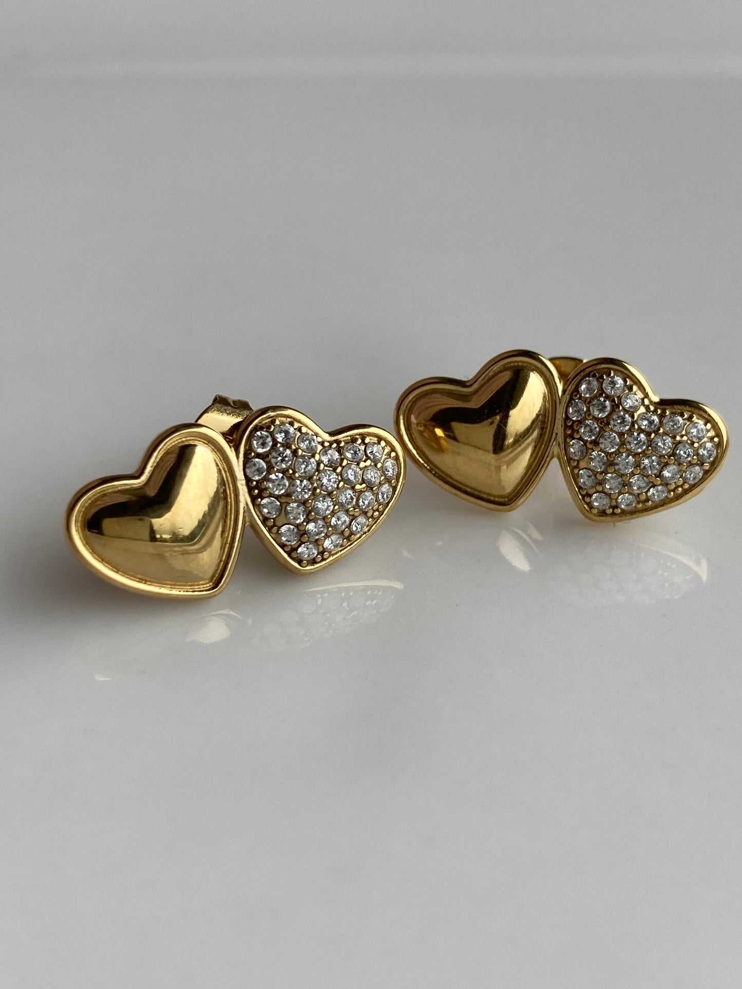 Orecchini Doppio Cuore