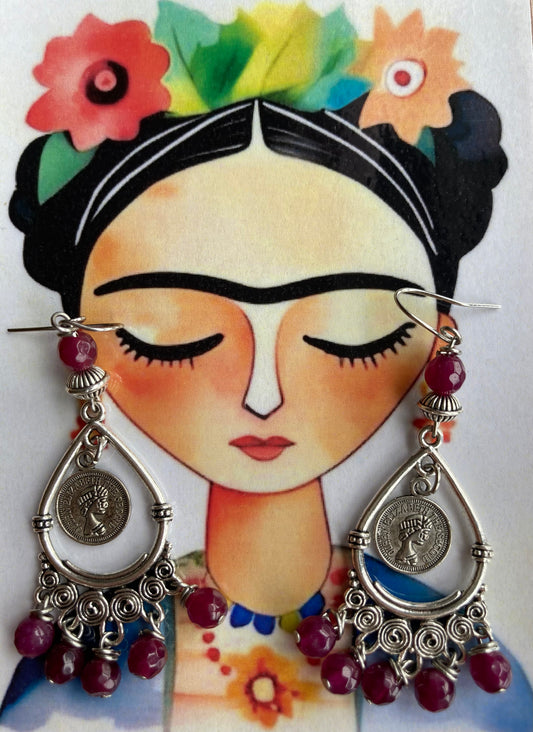 Orecchini Chandelier  Pietre Dure