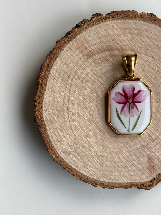 Ciondolo Petalo Ottagonale