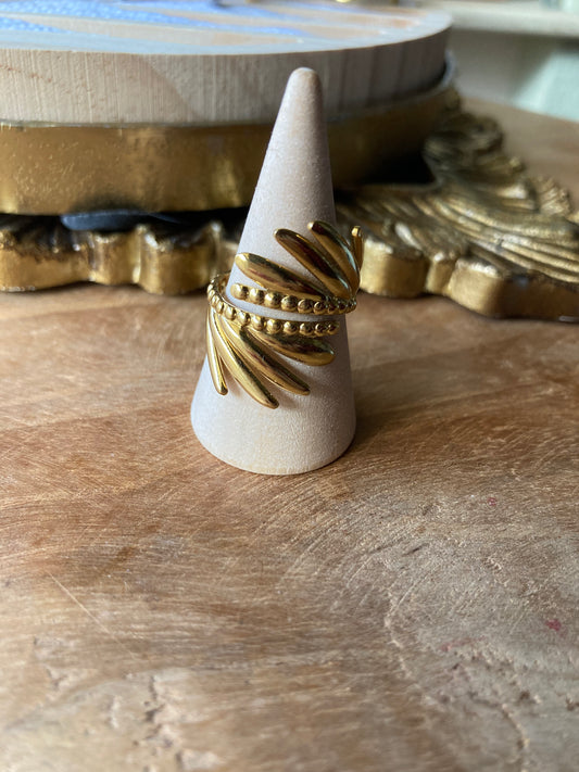 Gold Leaf Ring