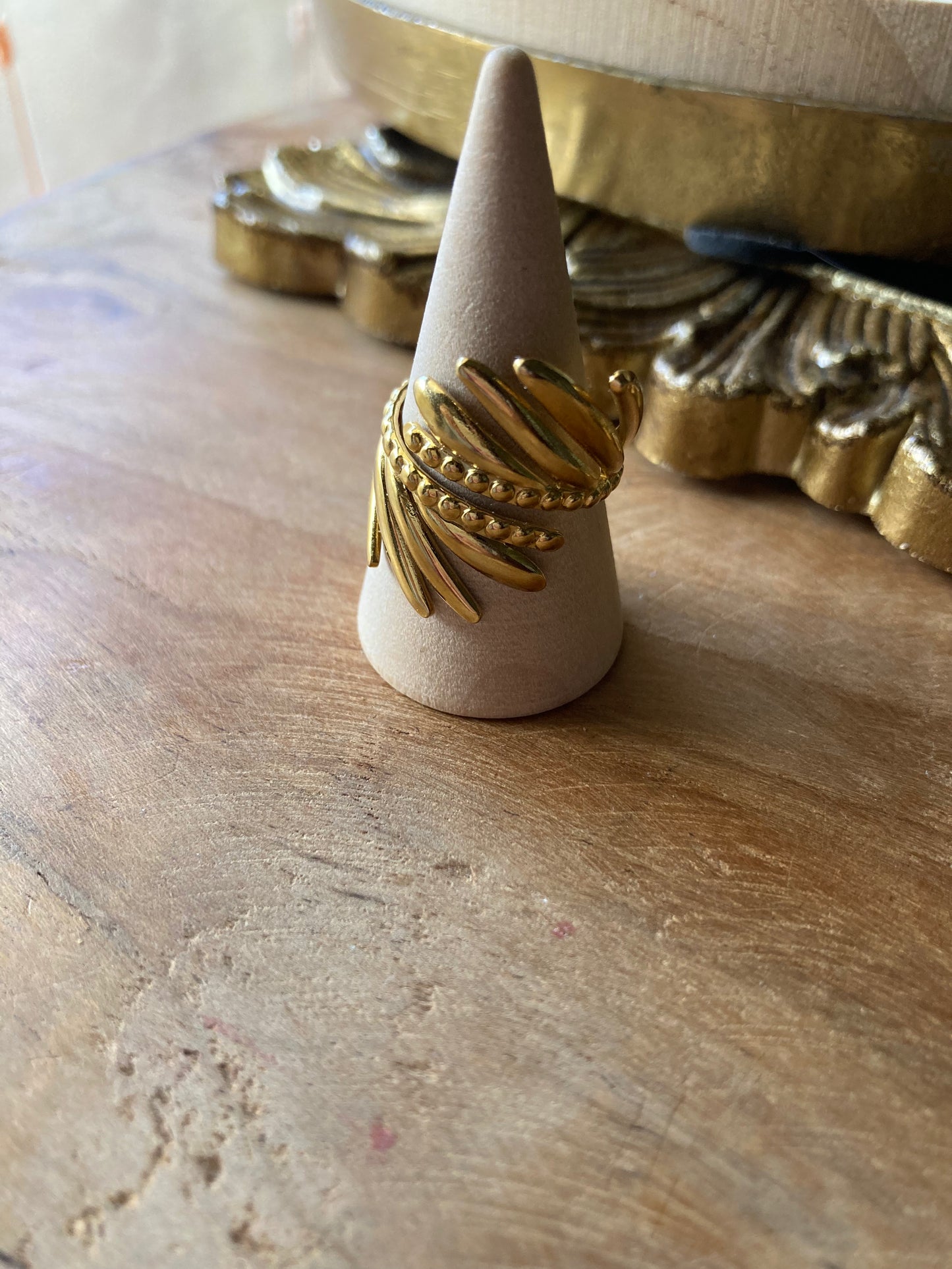 Gold Leaf Ring