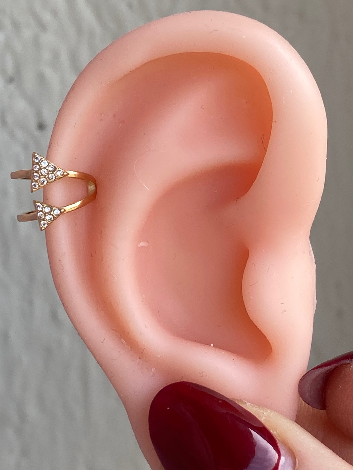 Orecchino Earcuff Triangoli