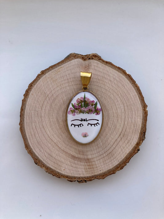 Ciondolo Icona in Fiore Gold