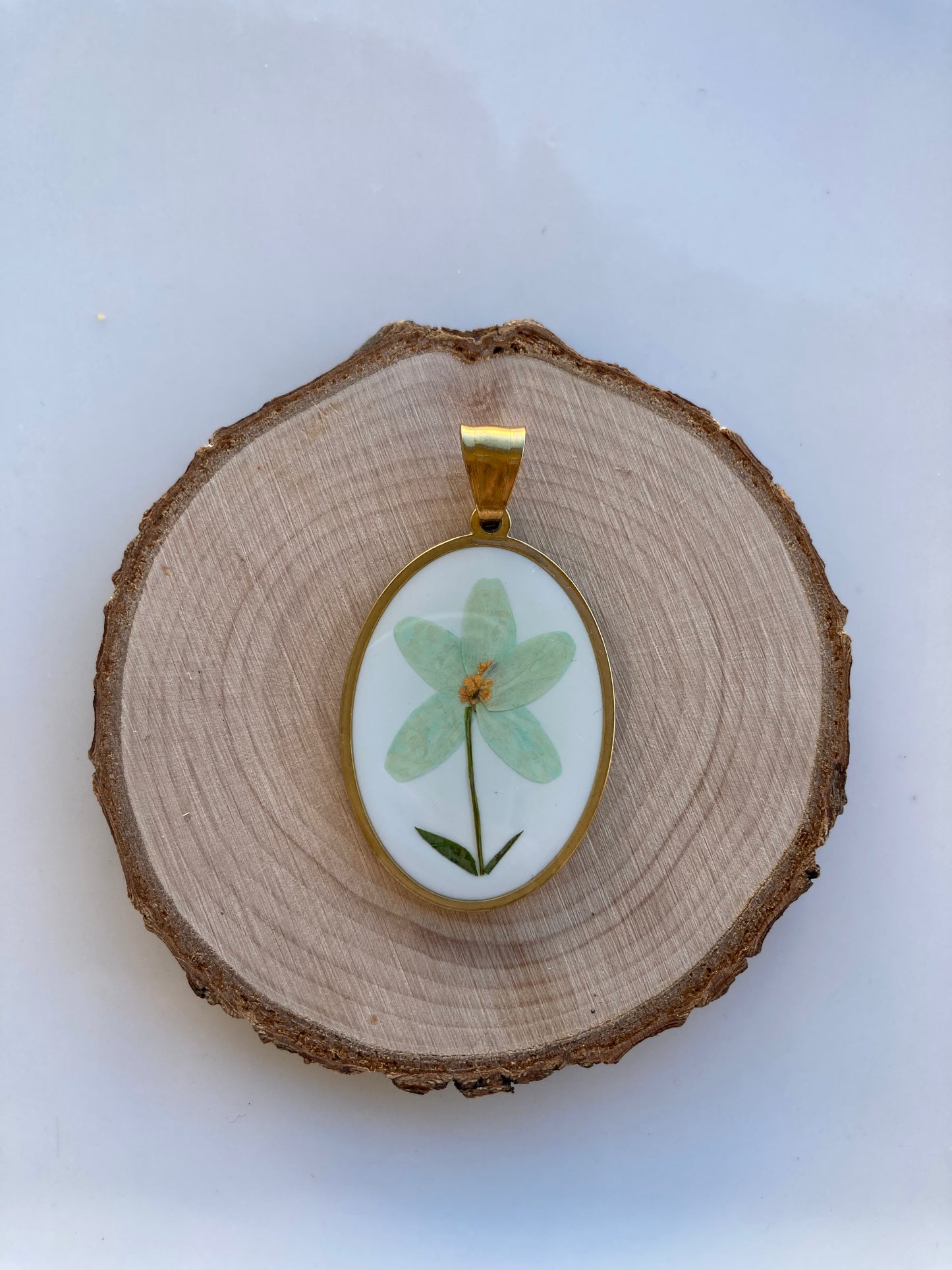 Ciondolo Petalo D'Epoca Gold