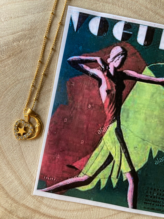 Collanina Acciaio due pendenti