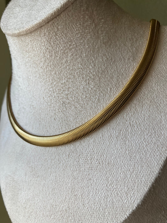 Collana Snake Grande Gold