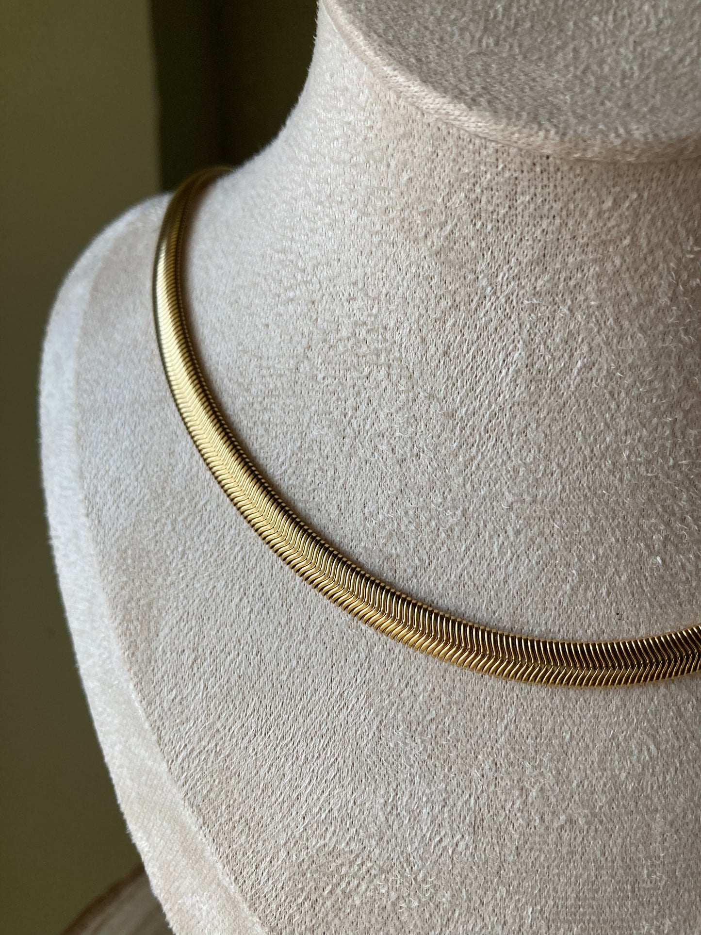 Collana Snake Grande Gold