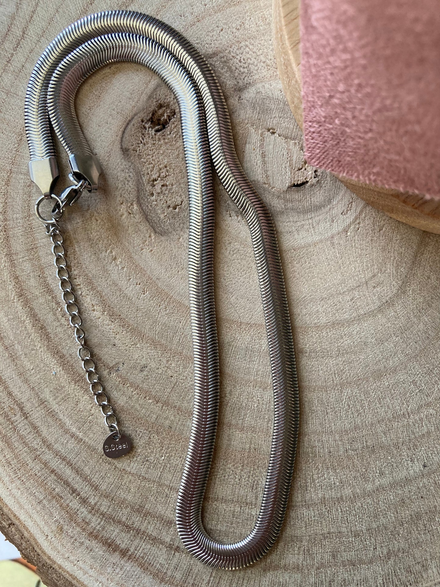 Collana Snake Grande Silver
