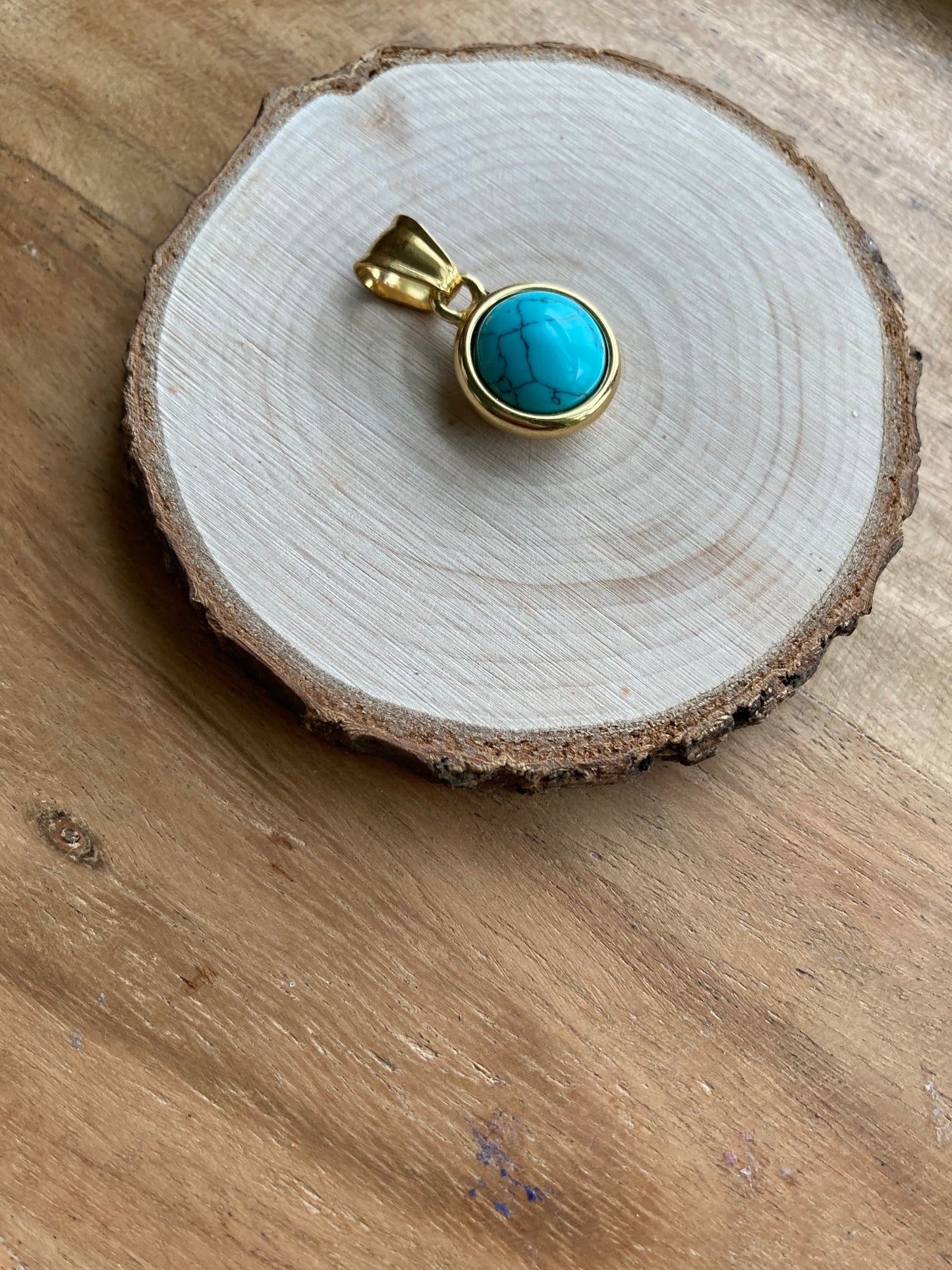 Ciondolo Turchese Gold