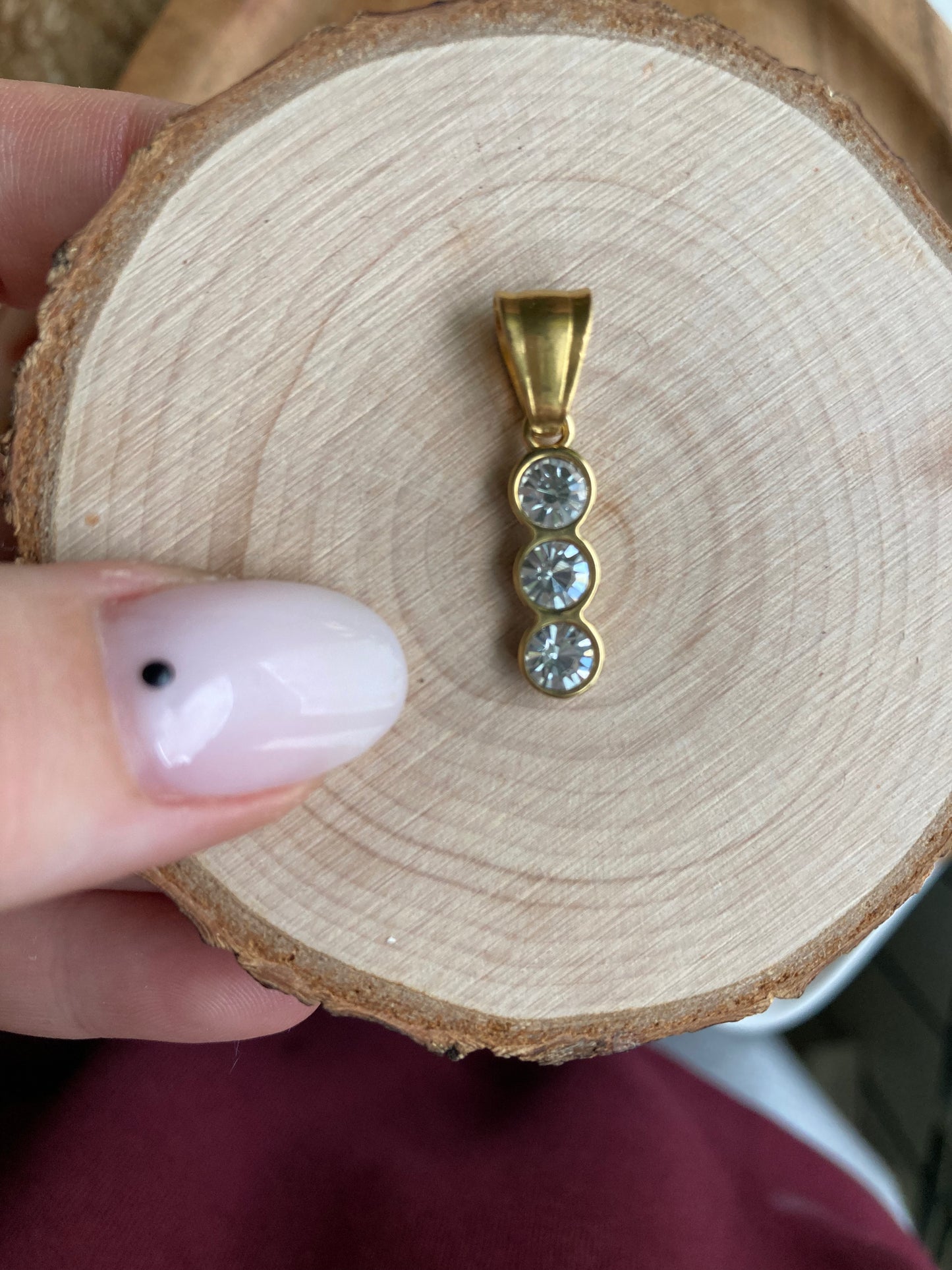 Ciondolo Trilogy Gold