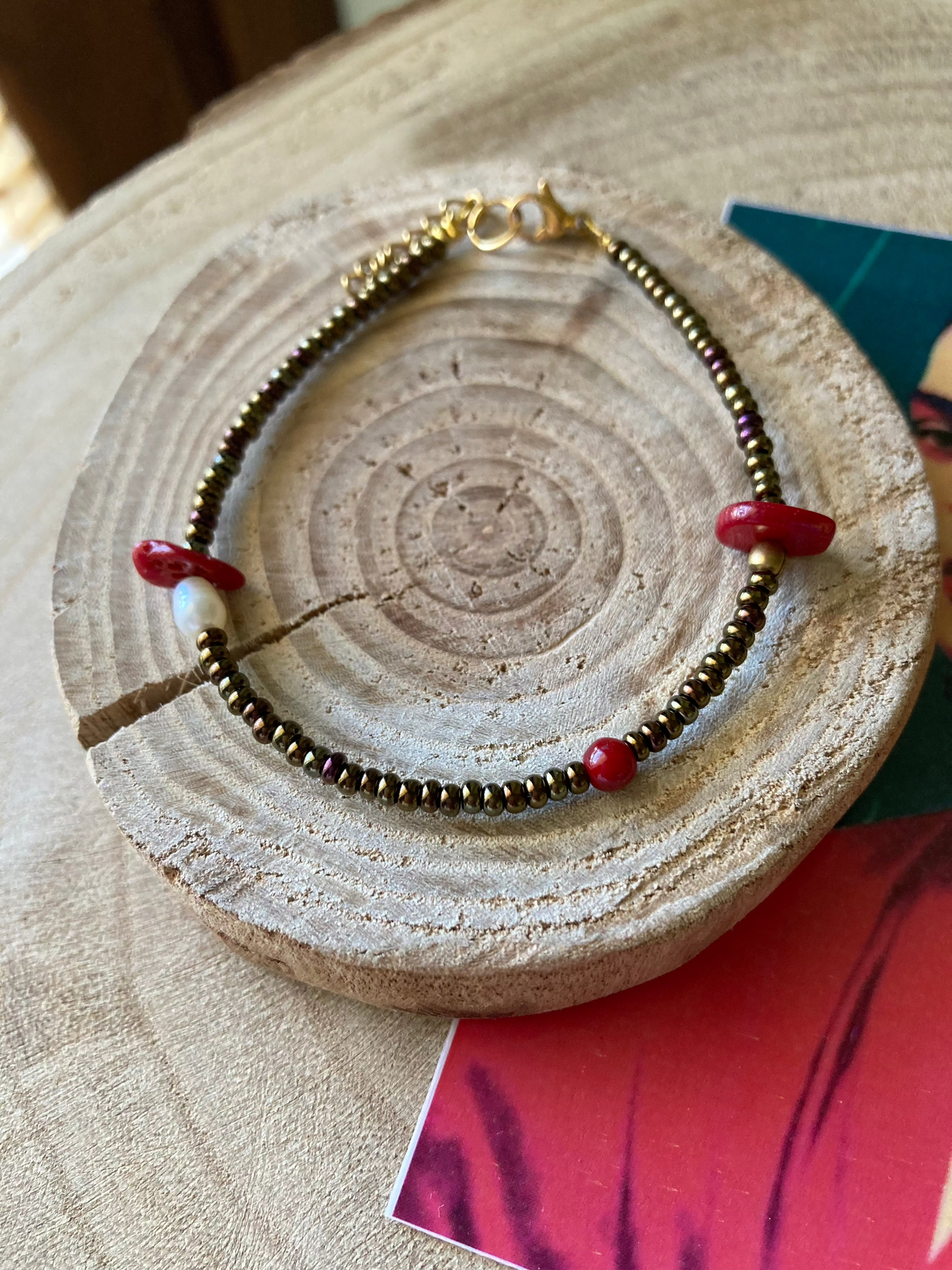 Bracciale Perline Rocailles