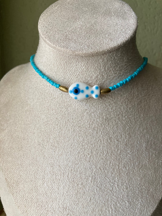 Collana Choker Pesciotto