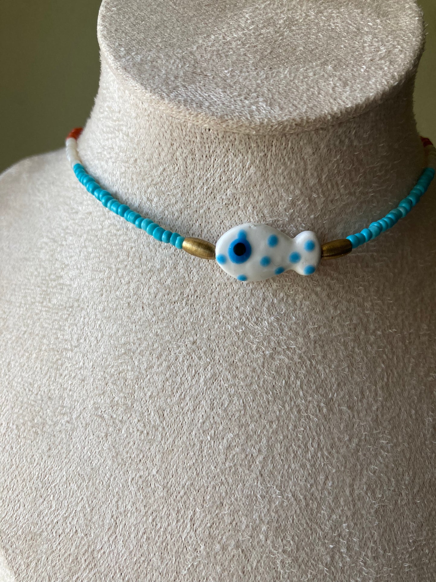 Collana Choker Pesciotto