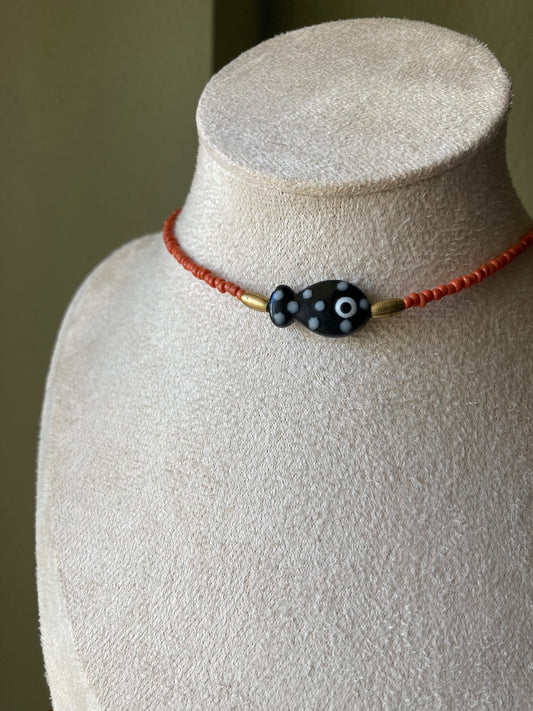 Collana Choker Pesciotto