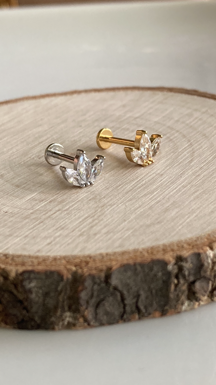 Orecchino Piercing Loto