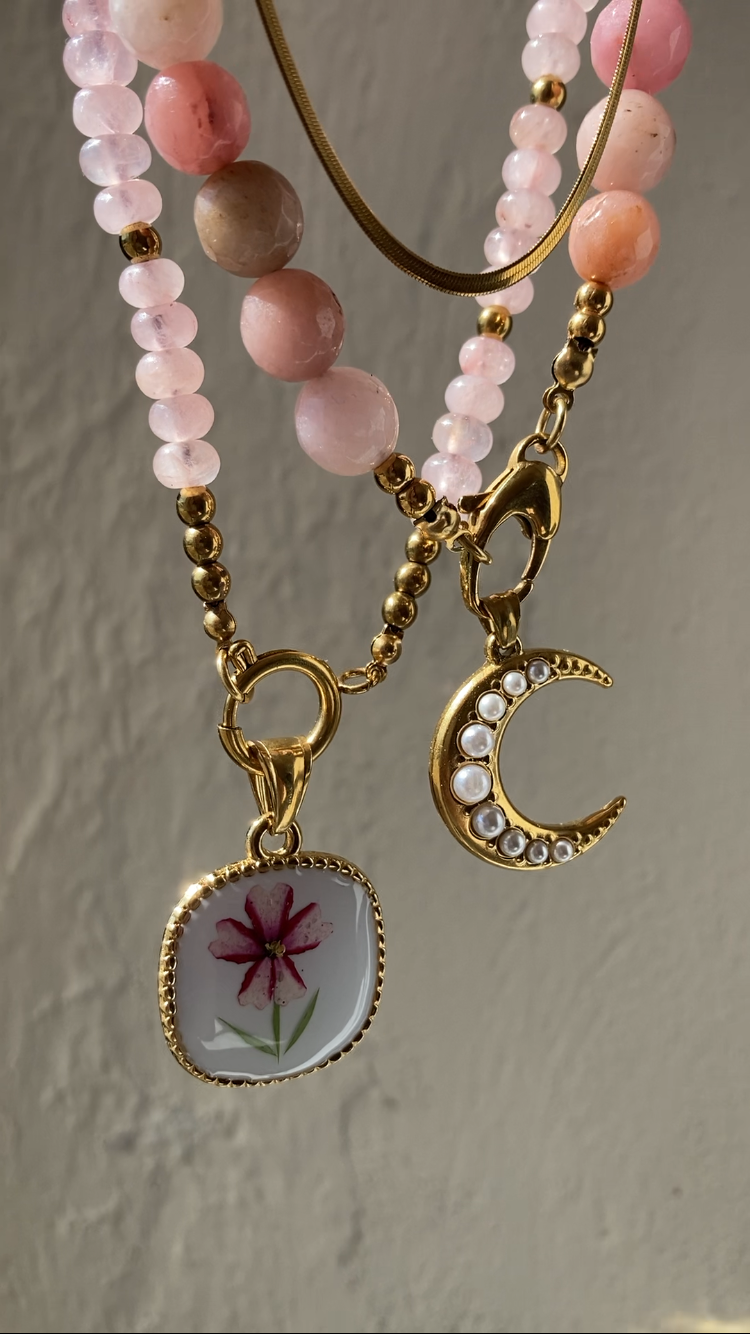 Collana Girocollo Giada Rosa Chiaro