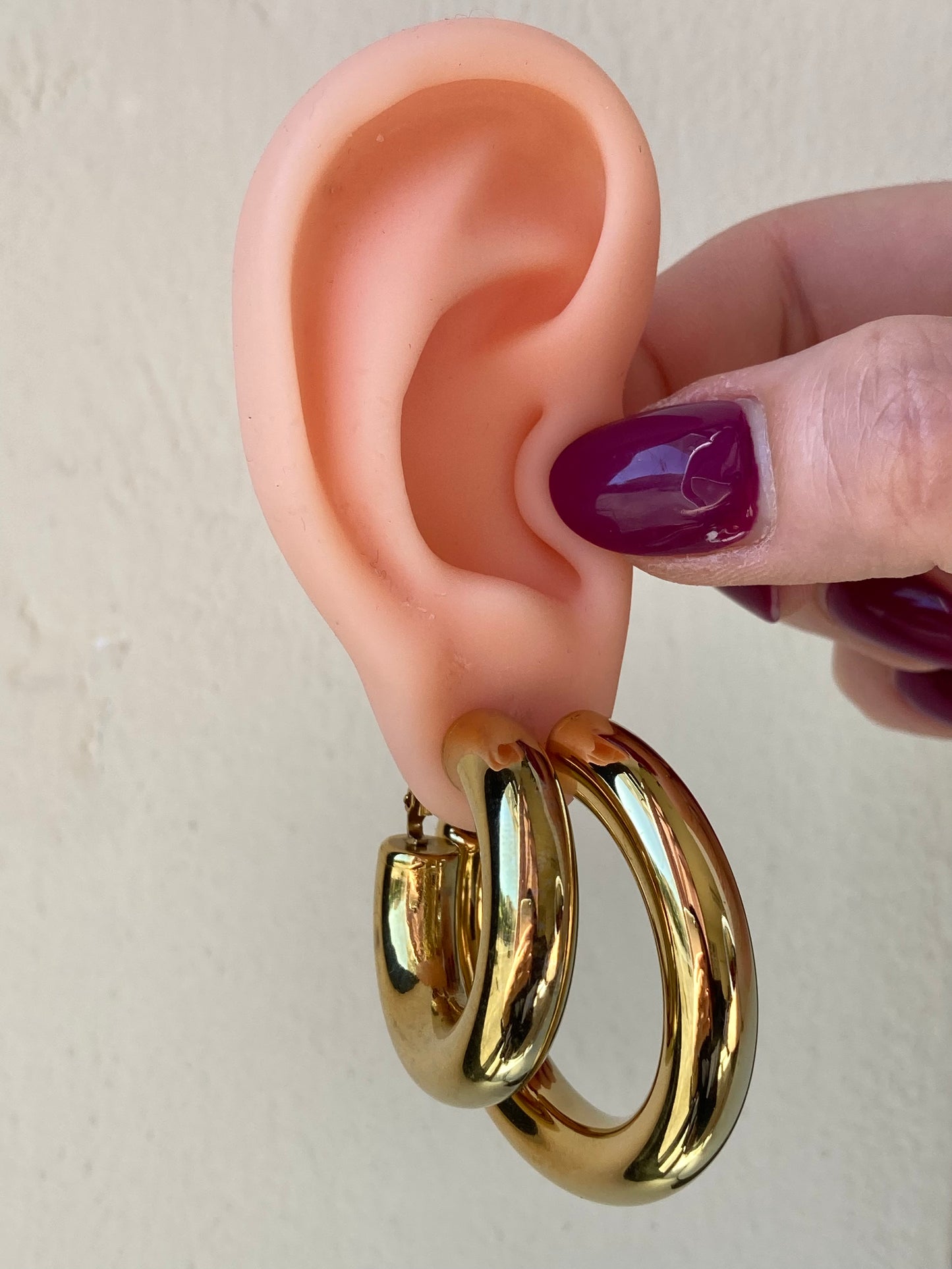 Bold Earrings Gold in Due Misure