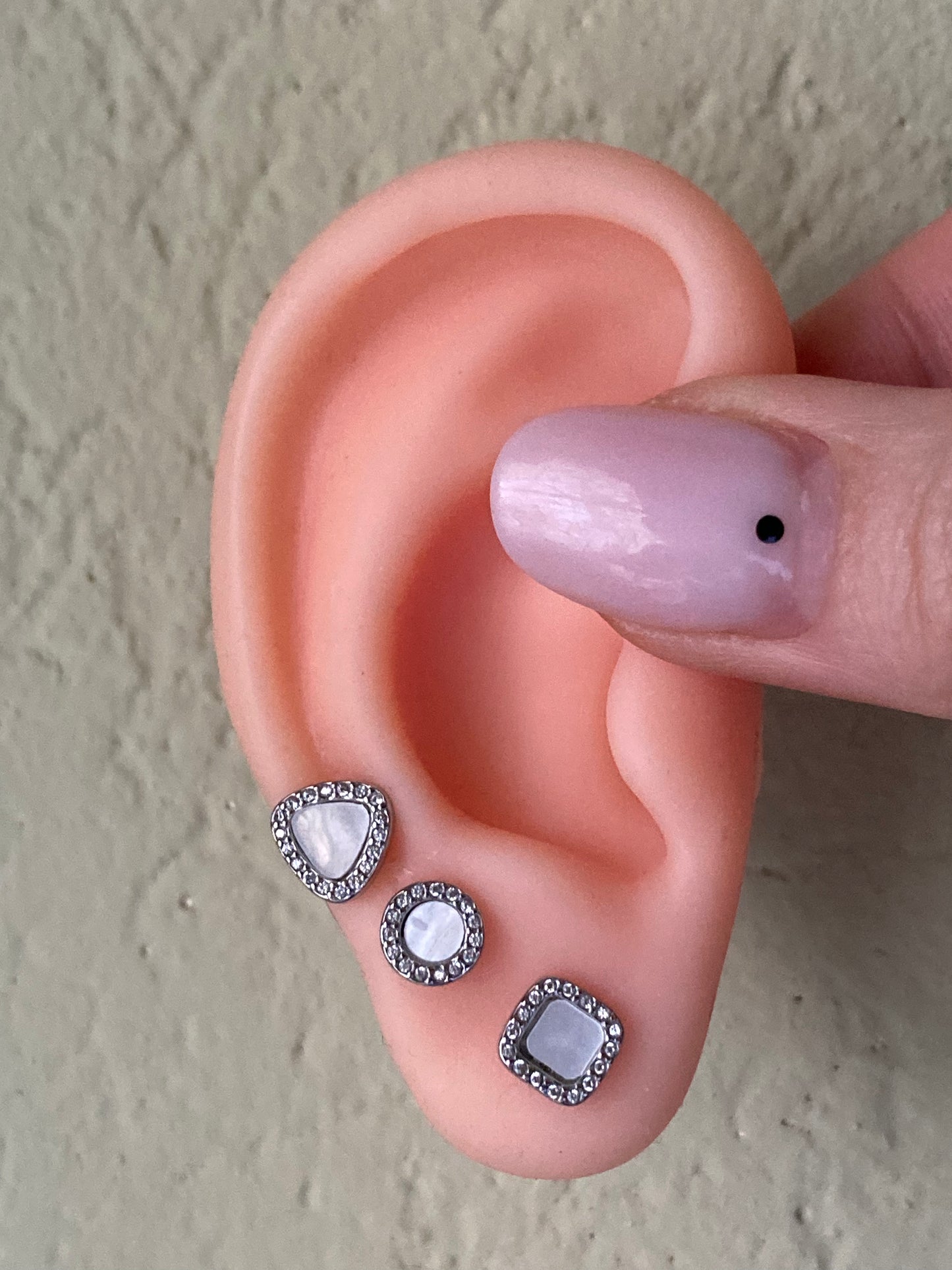 Set da 3 Orecchini Madreperla