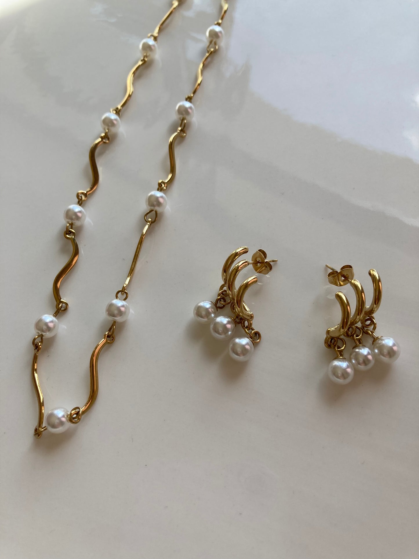 Collana Girocollo Ondina Perle