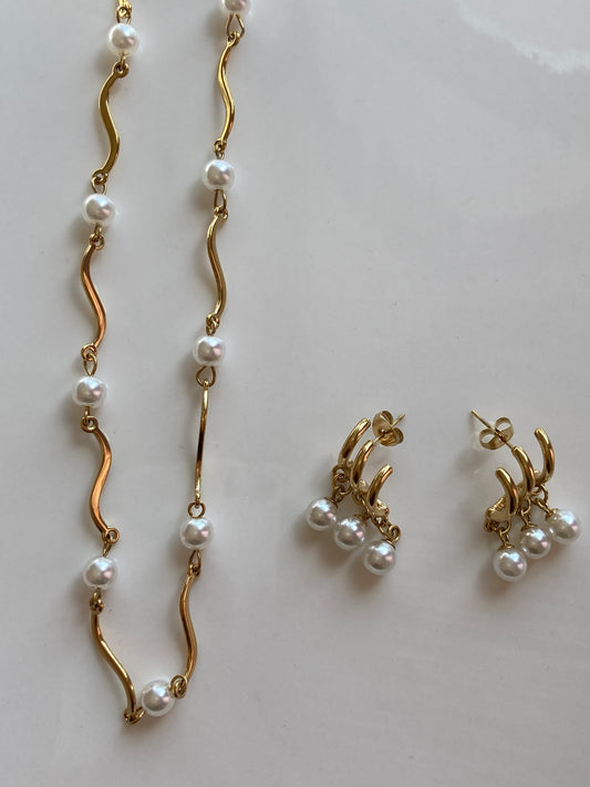 Orecchini Trio Perle