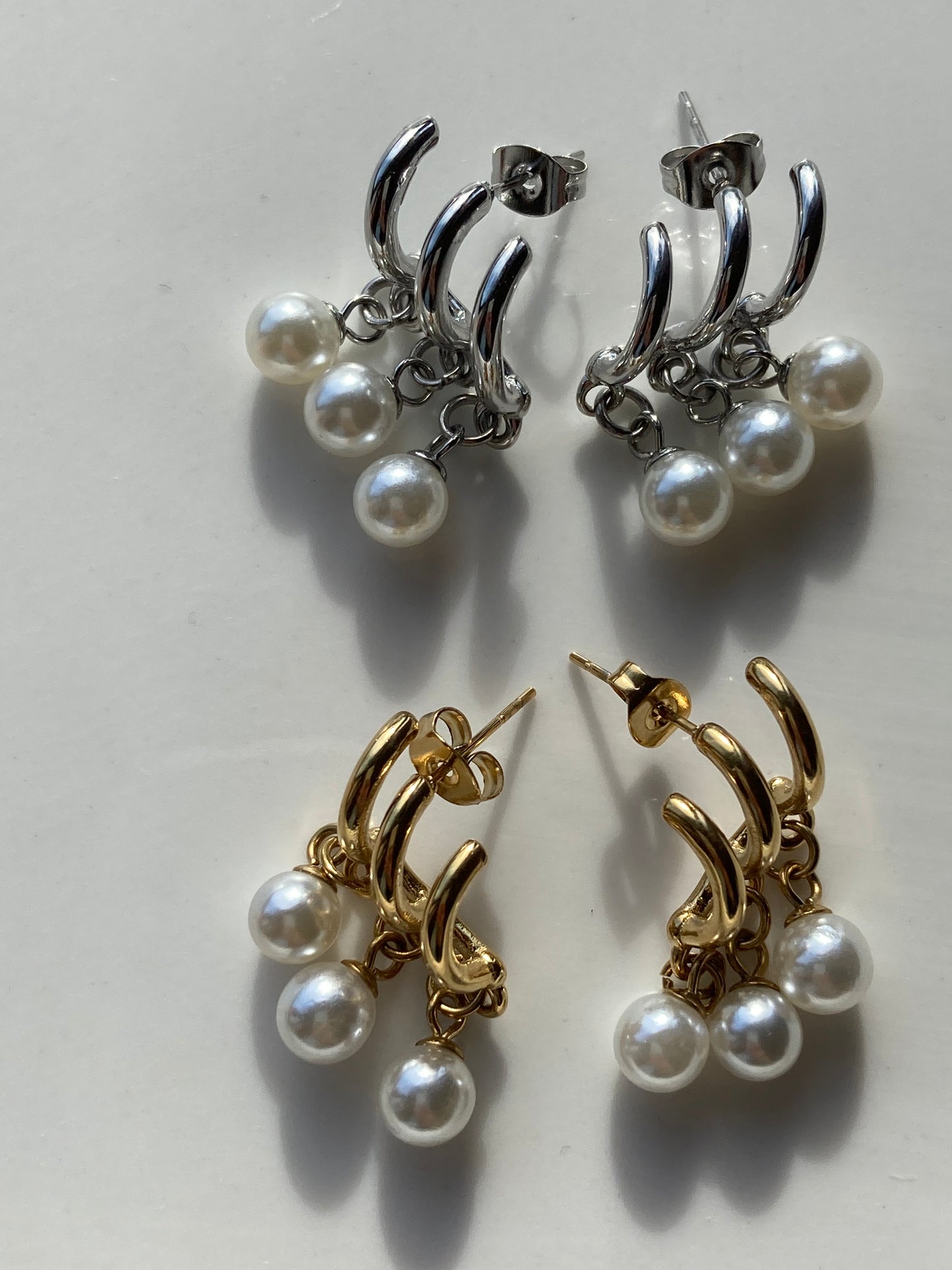 Orecchini Trio Perle
