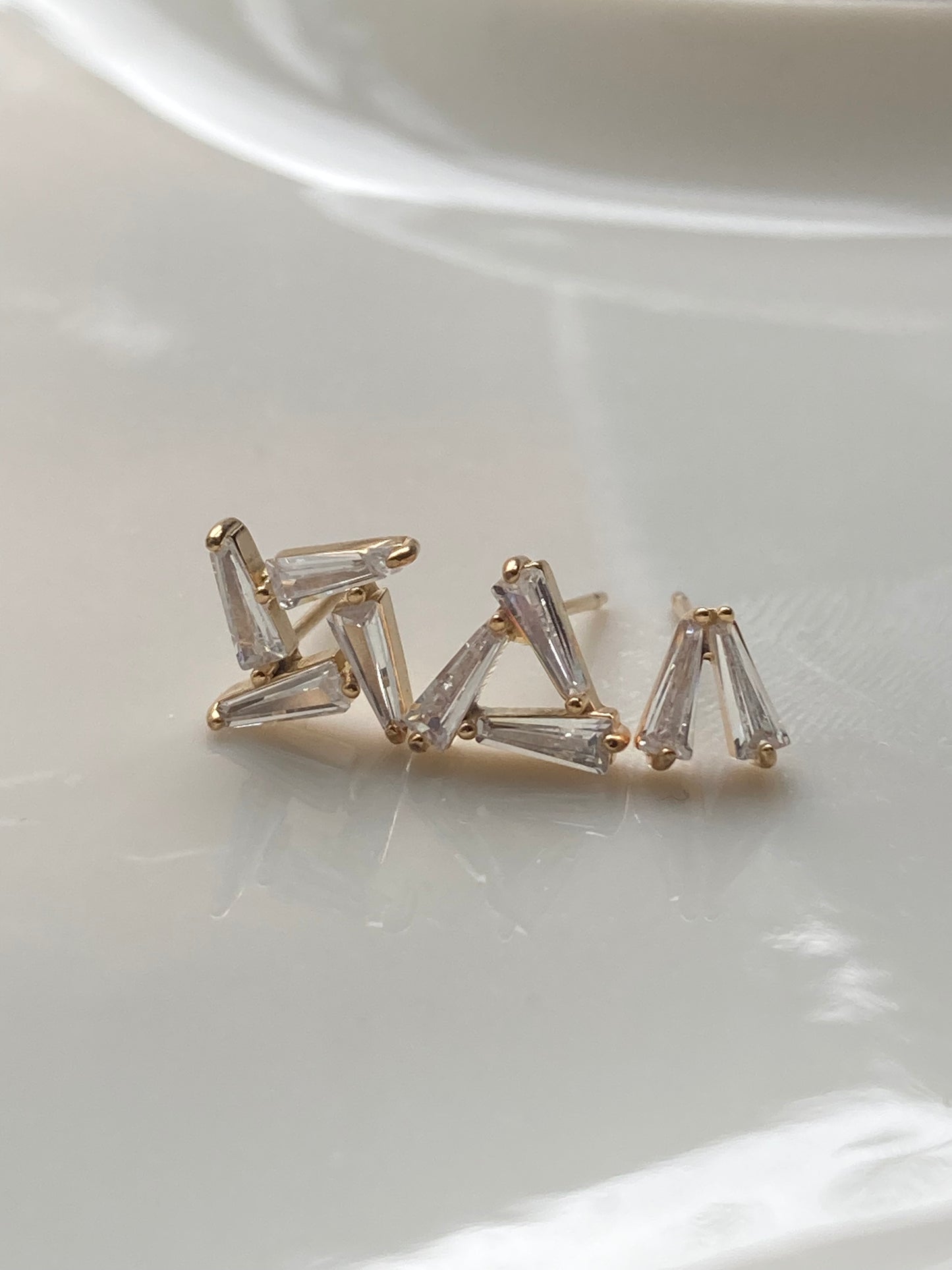 Set da 3 Orecchini Zirconi