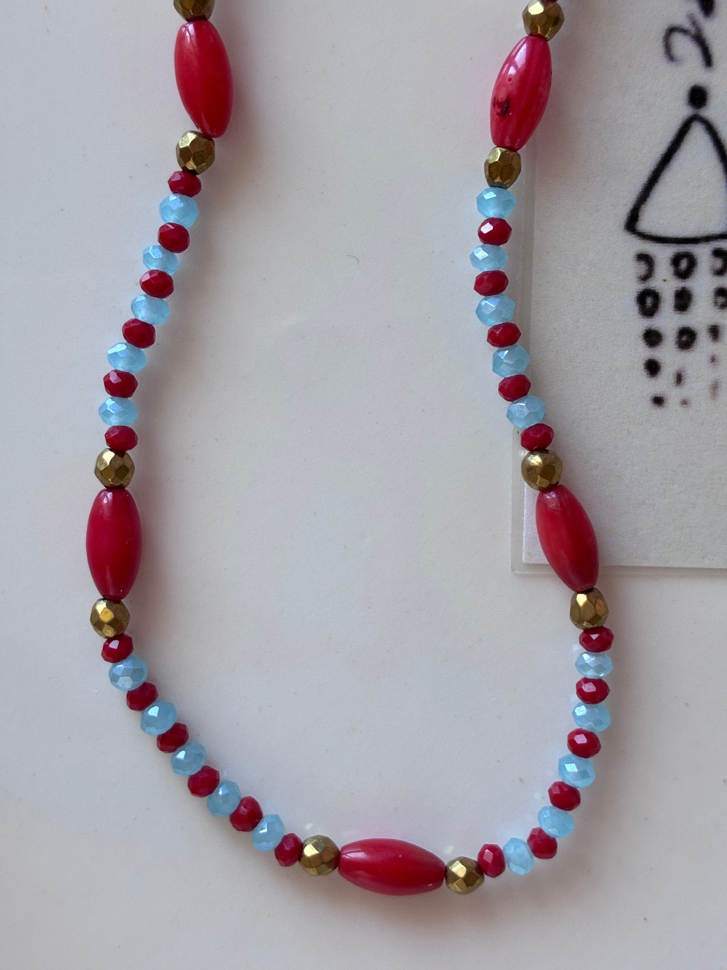 Collana Girocollo Bi-Color Bamboo