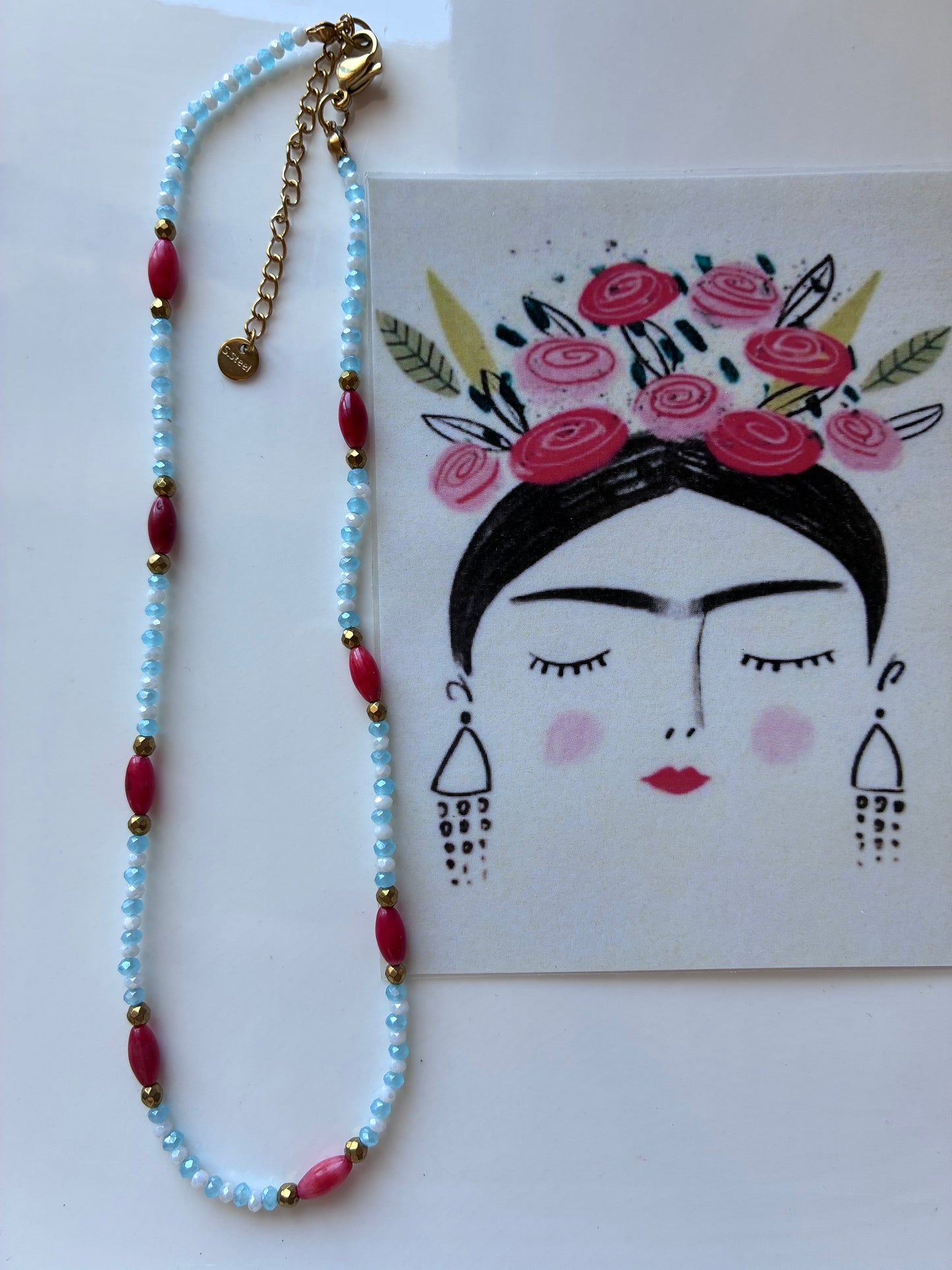 Collana Girocollo Bi-Color Bamboo