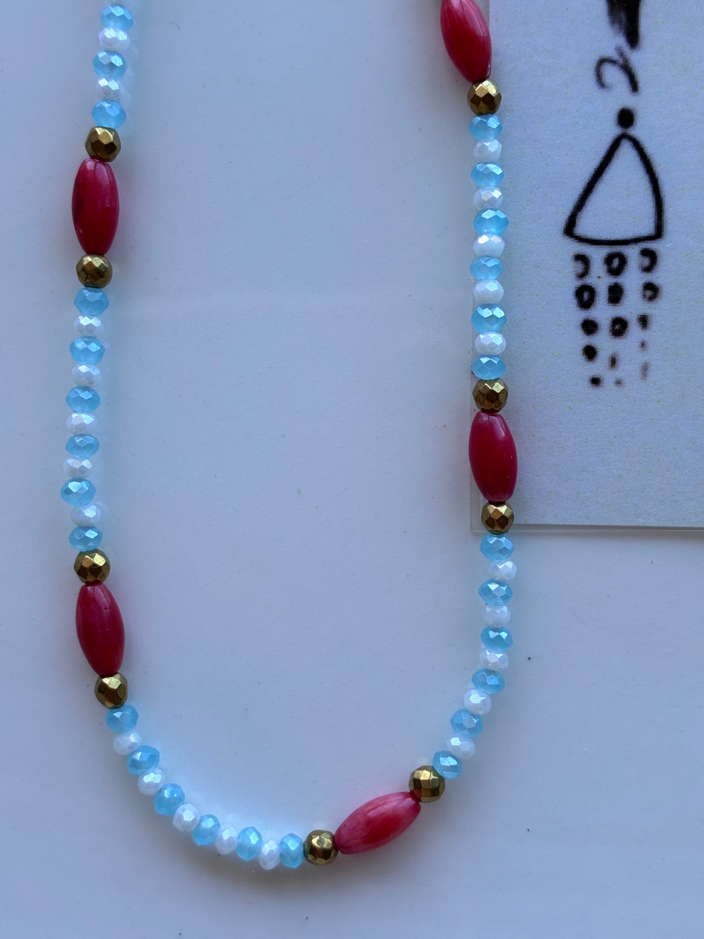 Collana Girocollo Bi-Color Bamboo