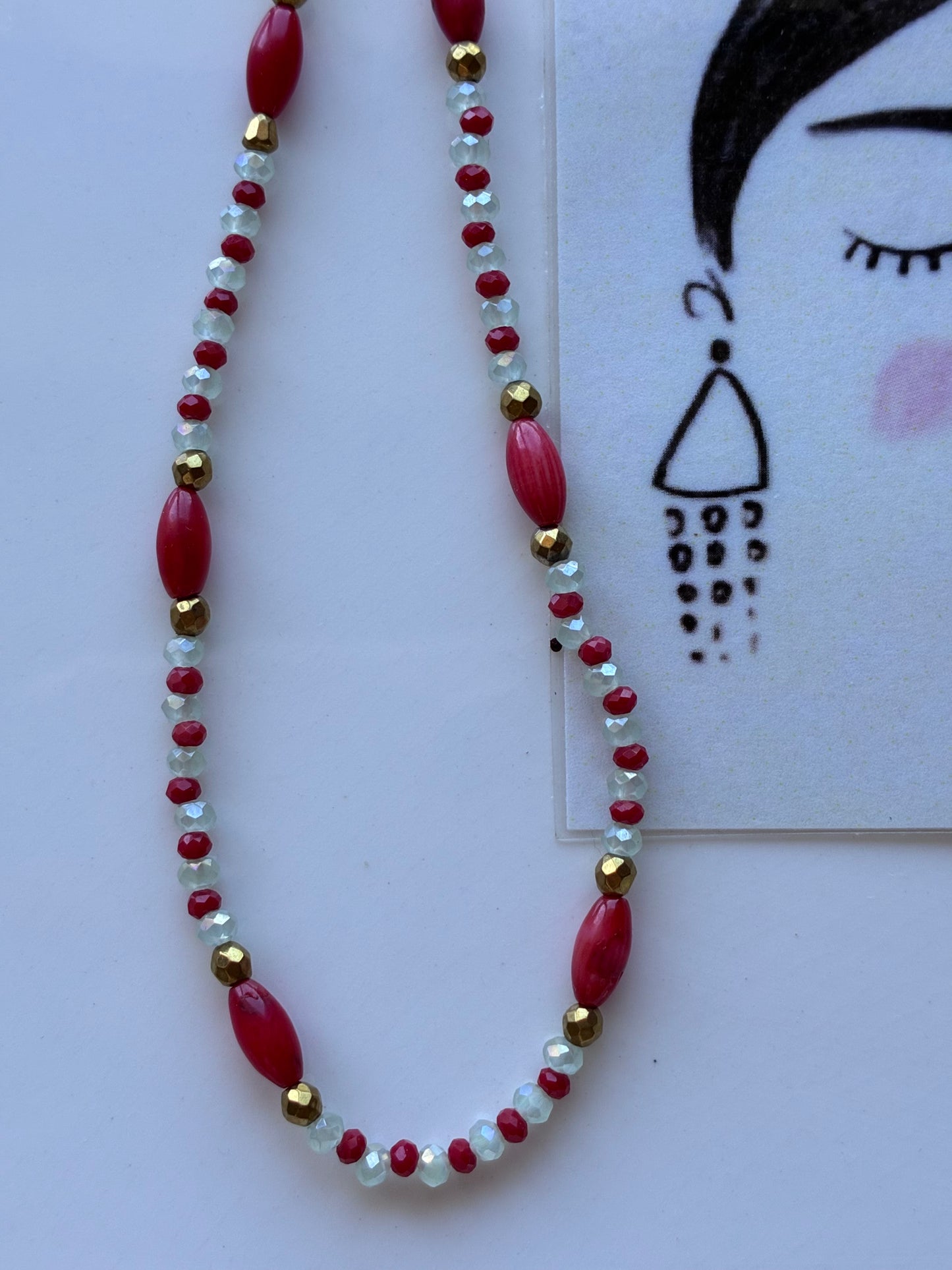 Collana Girocollo Bi-Color Bamboo