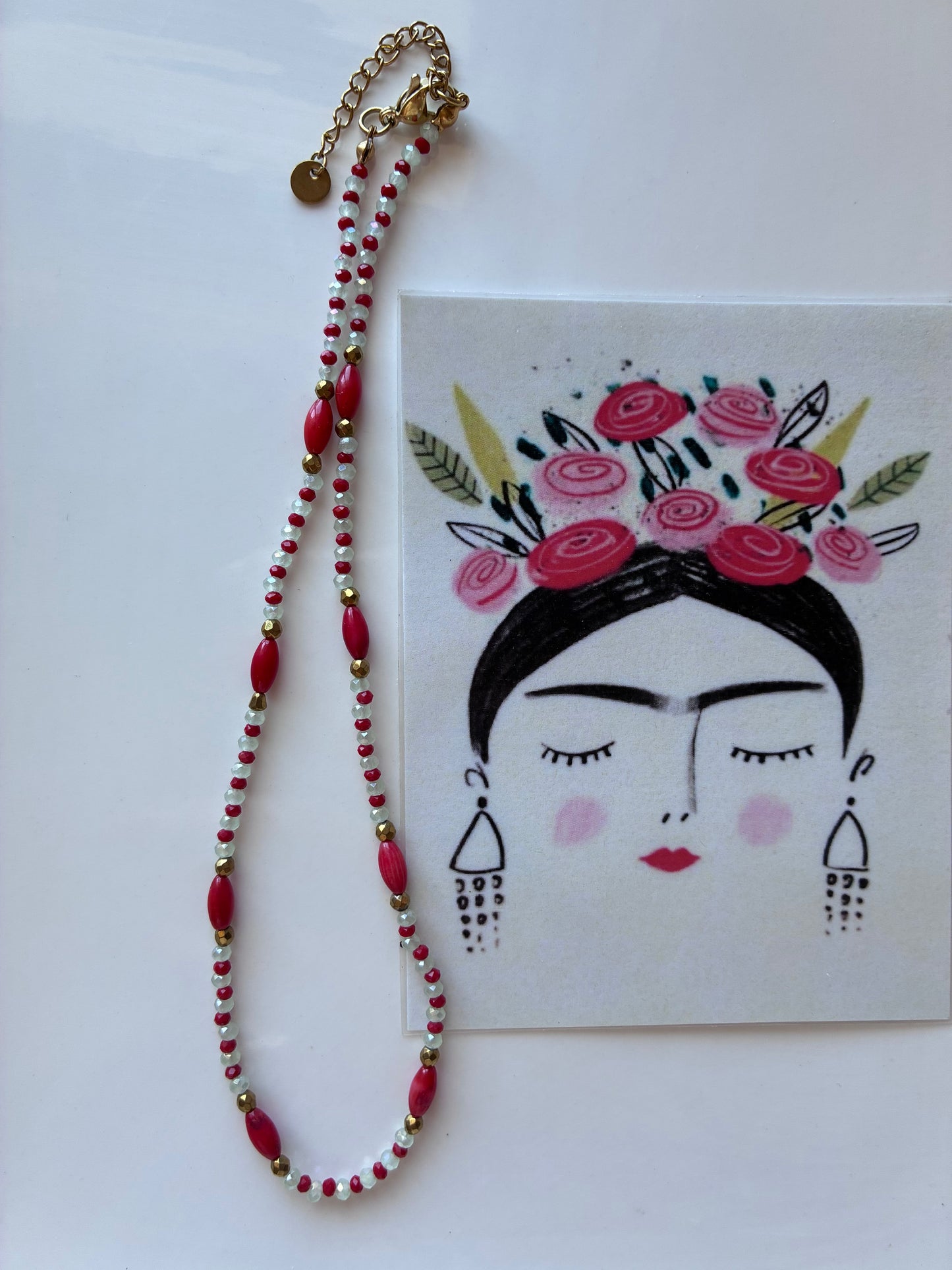 Collana Girocollo Bi-Color Bamboo