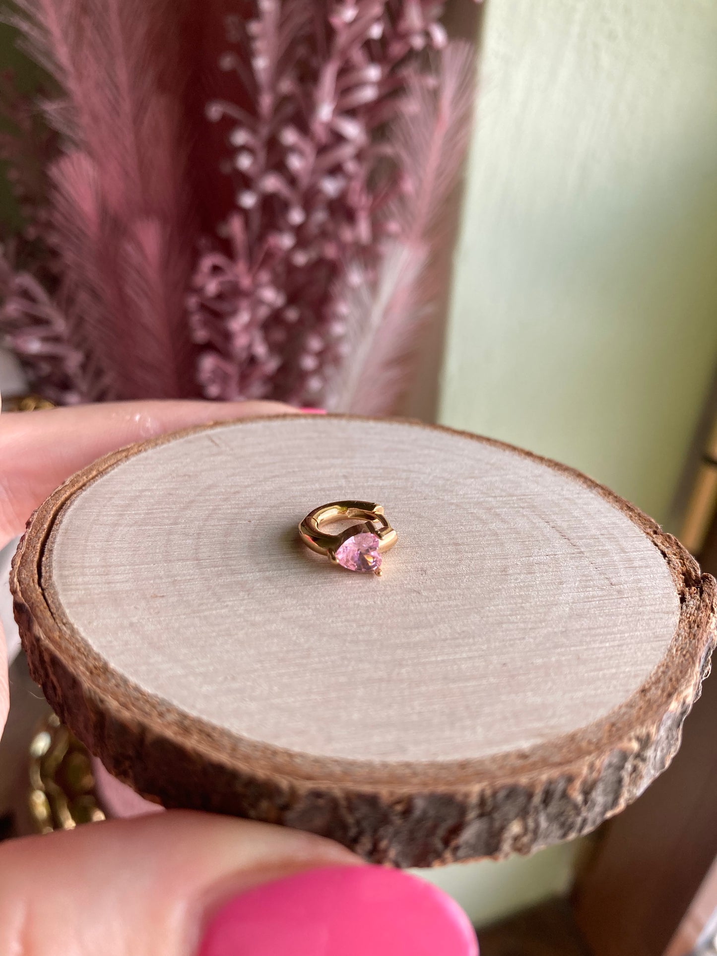 Orecchino Mini Hoop Cuore