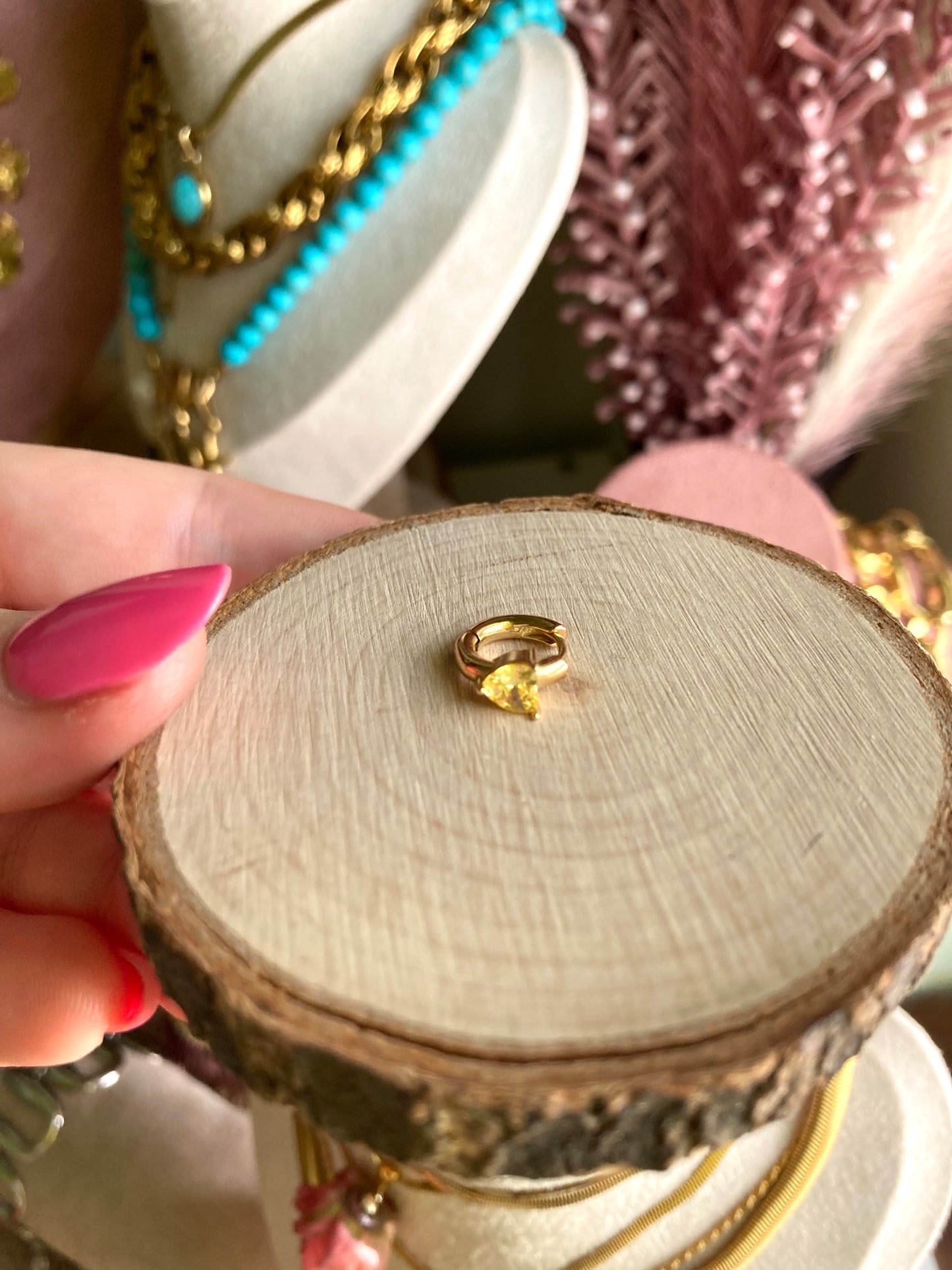 Orecchino Mini Hoop Cuore