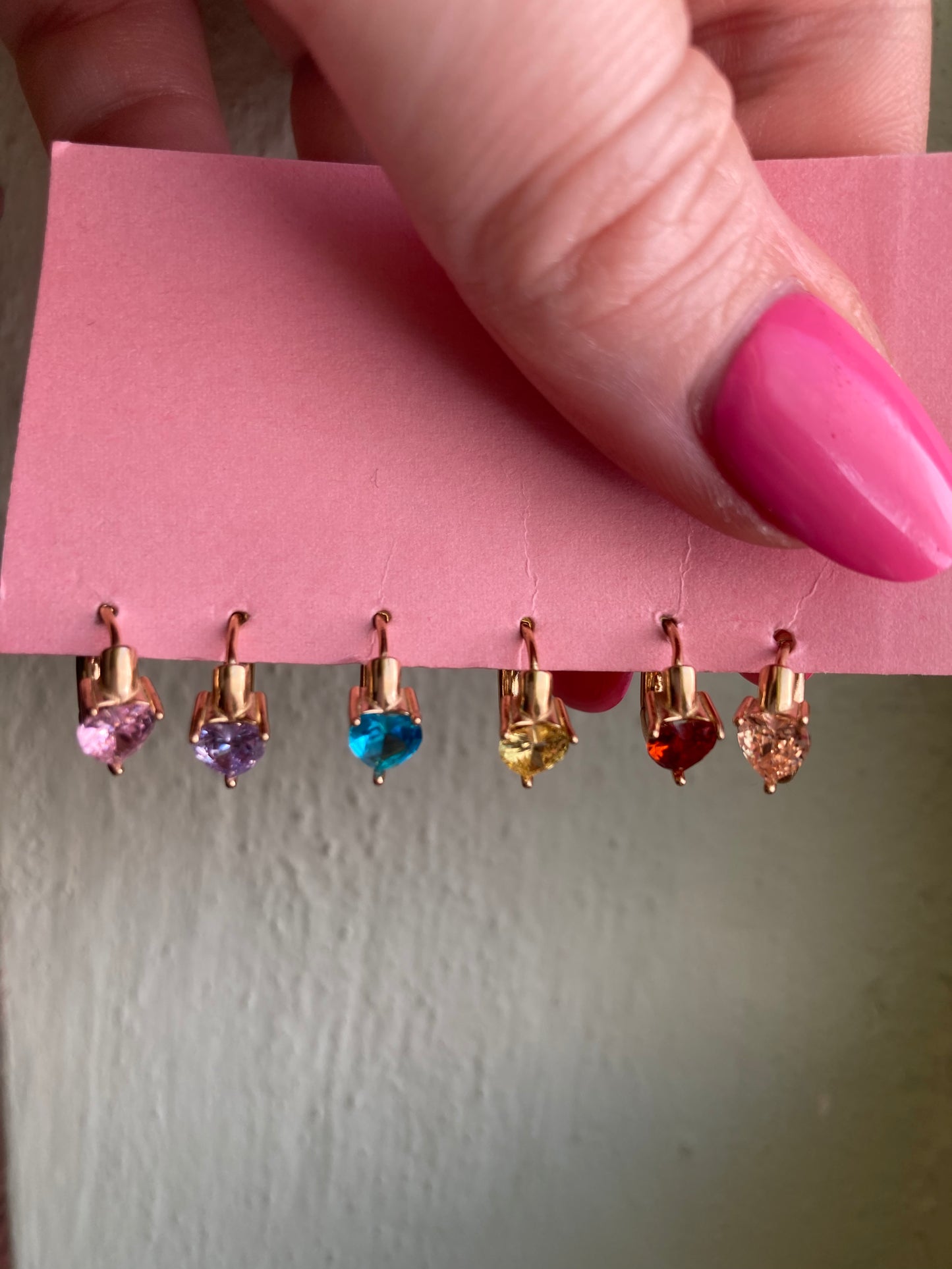 Orecchino Mini Hoop Cuore